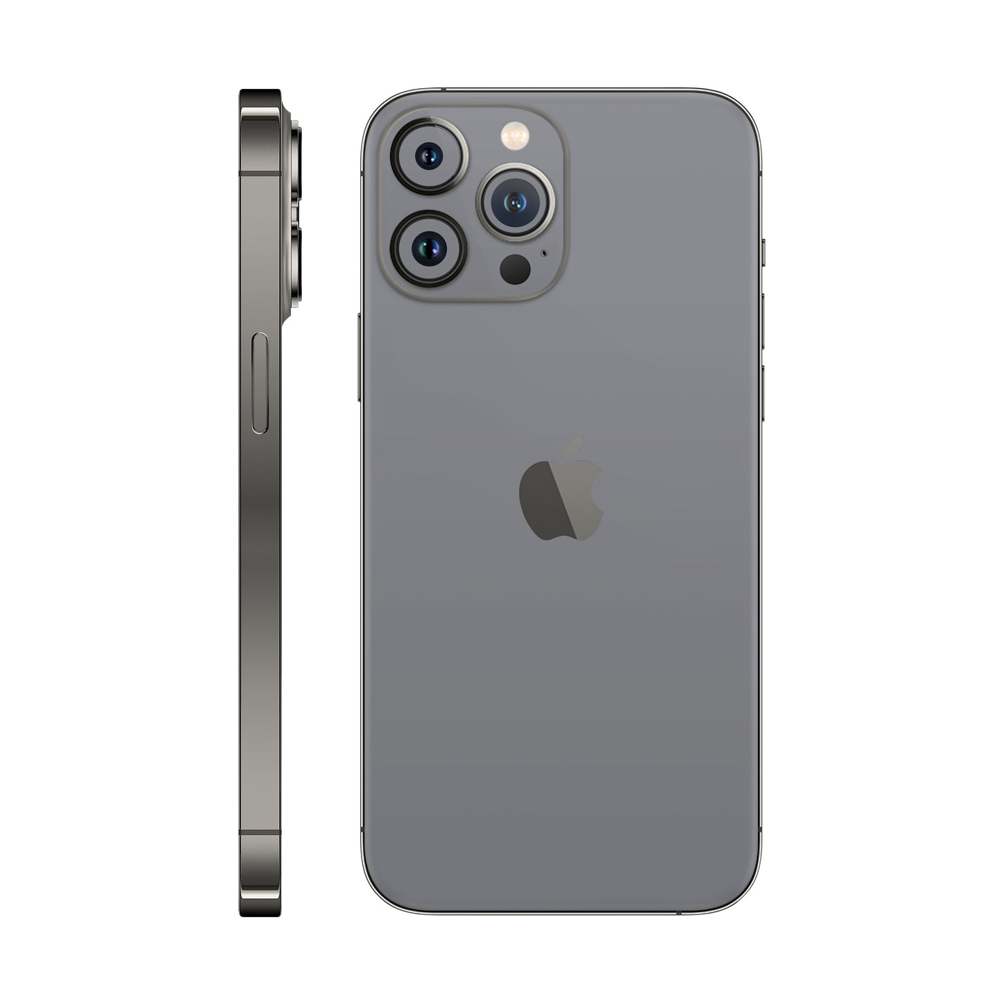Folie de protectie iPhone 12 Pro Max, eSkins Unique, Skin Mat Gri