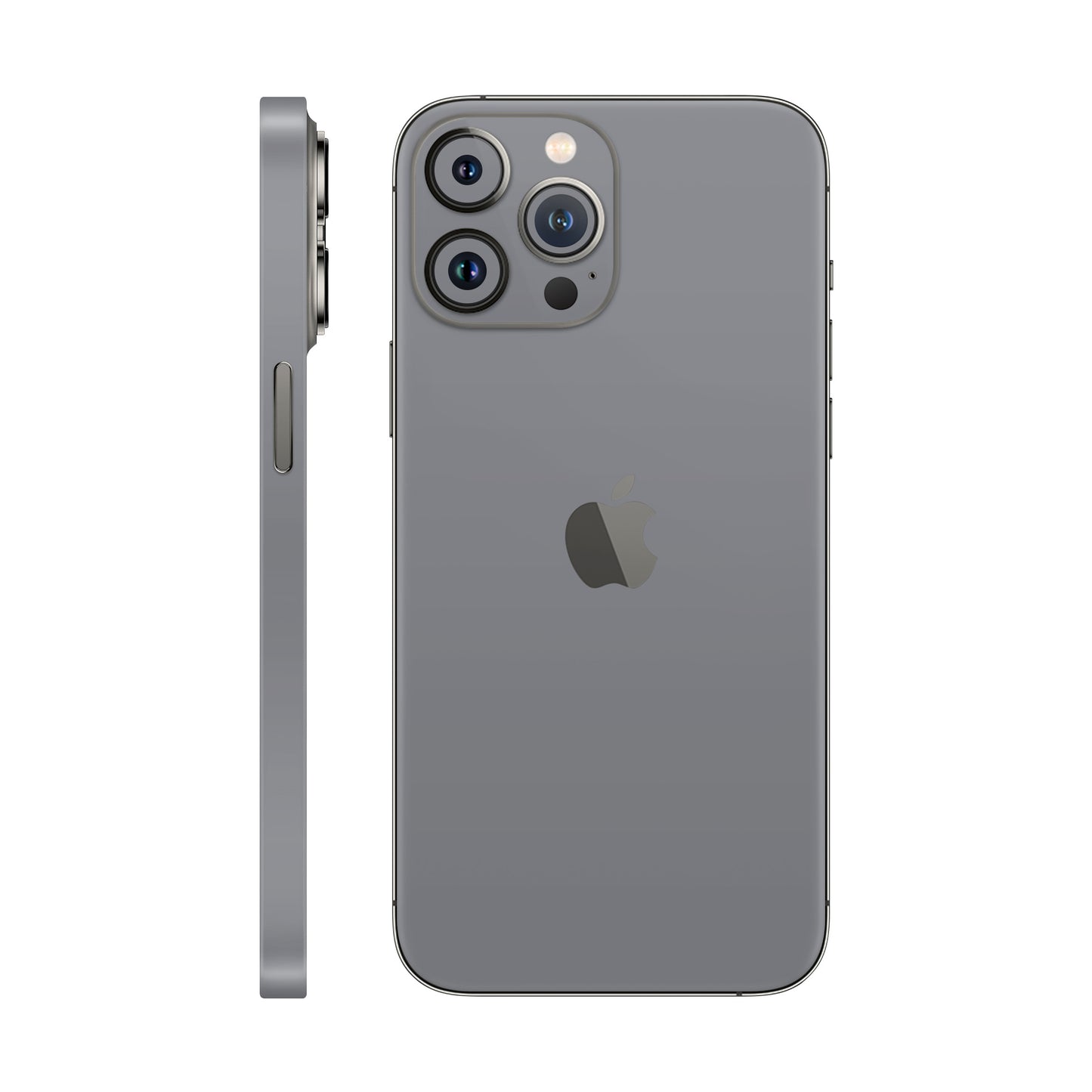 Folie de protectie iPhone 12 Pro Max, eSkins Unique, Skin Mat Gri