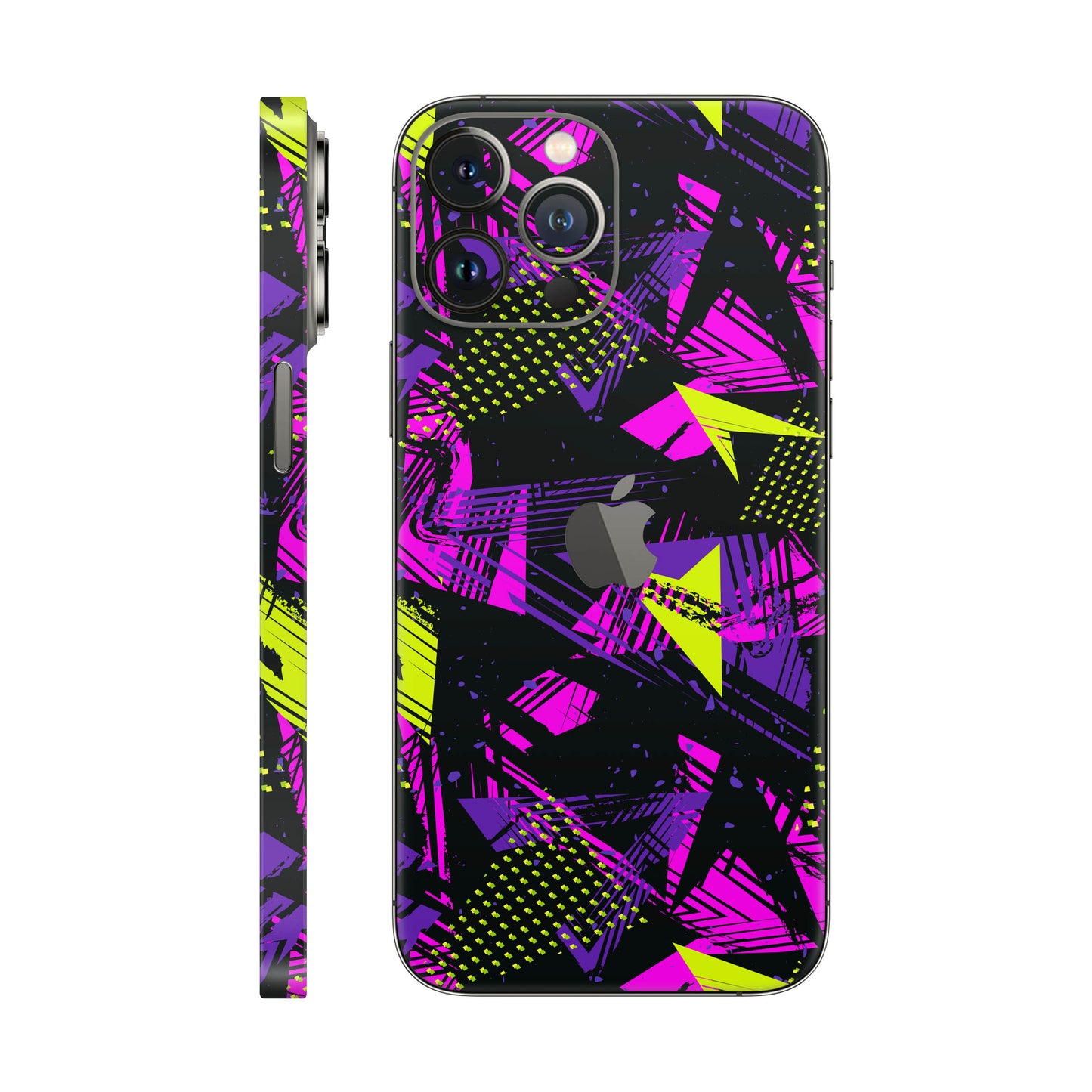 Folie de protectie iPhone 12 Pro Max, eSkins Signature, Skin Urban Graffiti