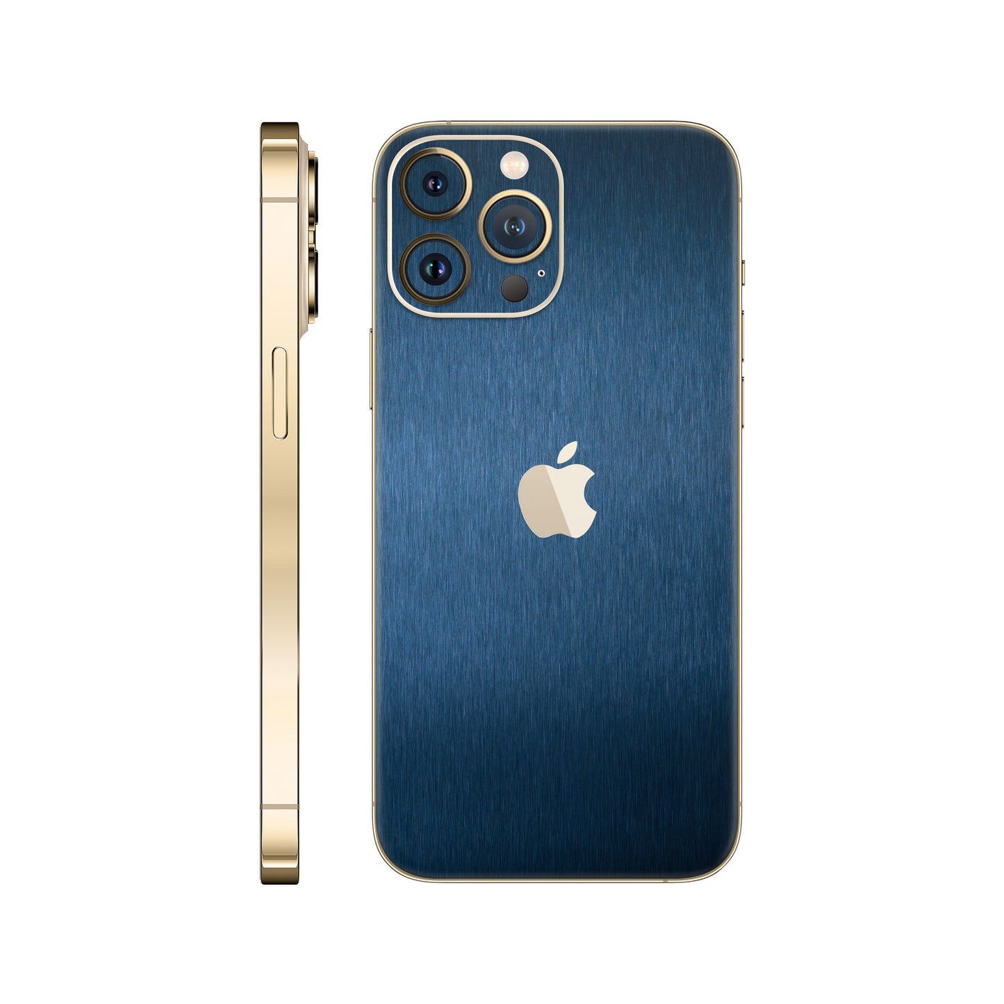 Skin iPhone 12 Pro, Metallic 3D Blue