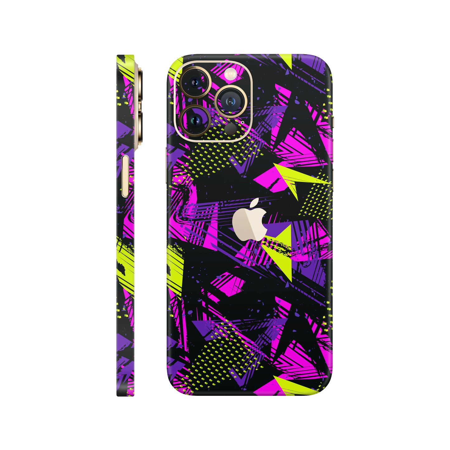Folie de protectie iPhone 12 Pro, eSkins Signature, Skin Urban Graffiti