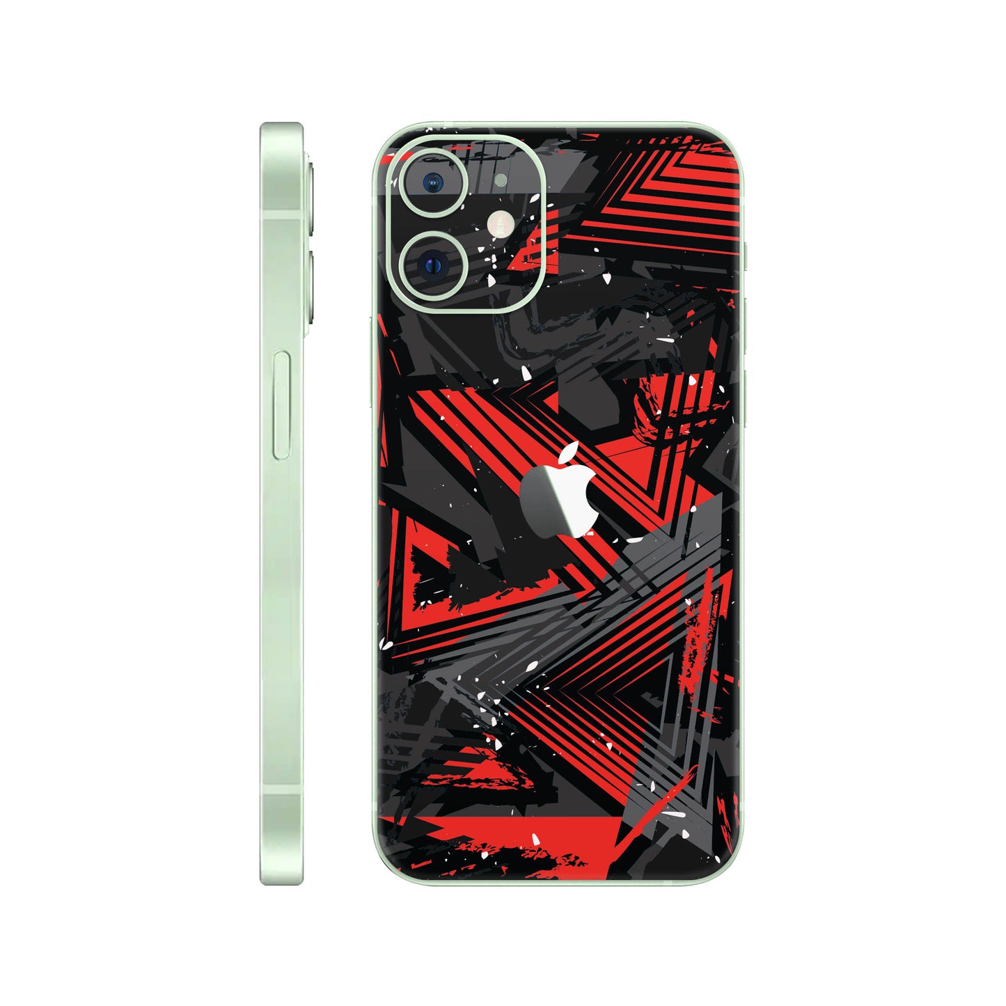 Folie de protectie iPhone 12, eSkins Signature, Skin Urban Assault