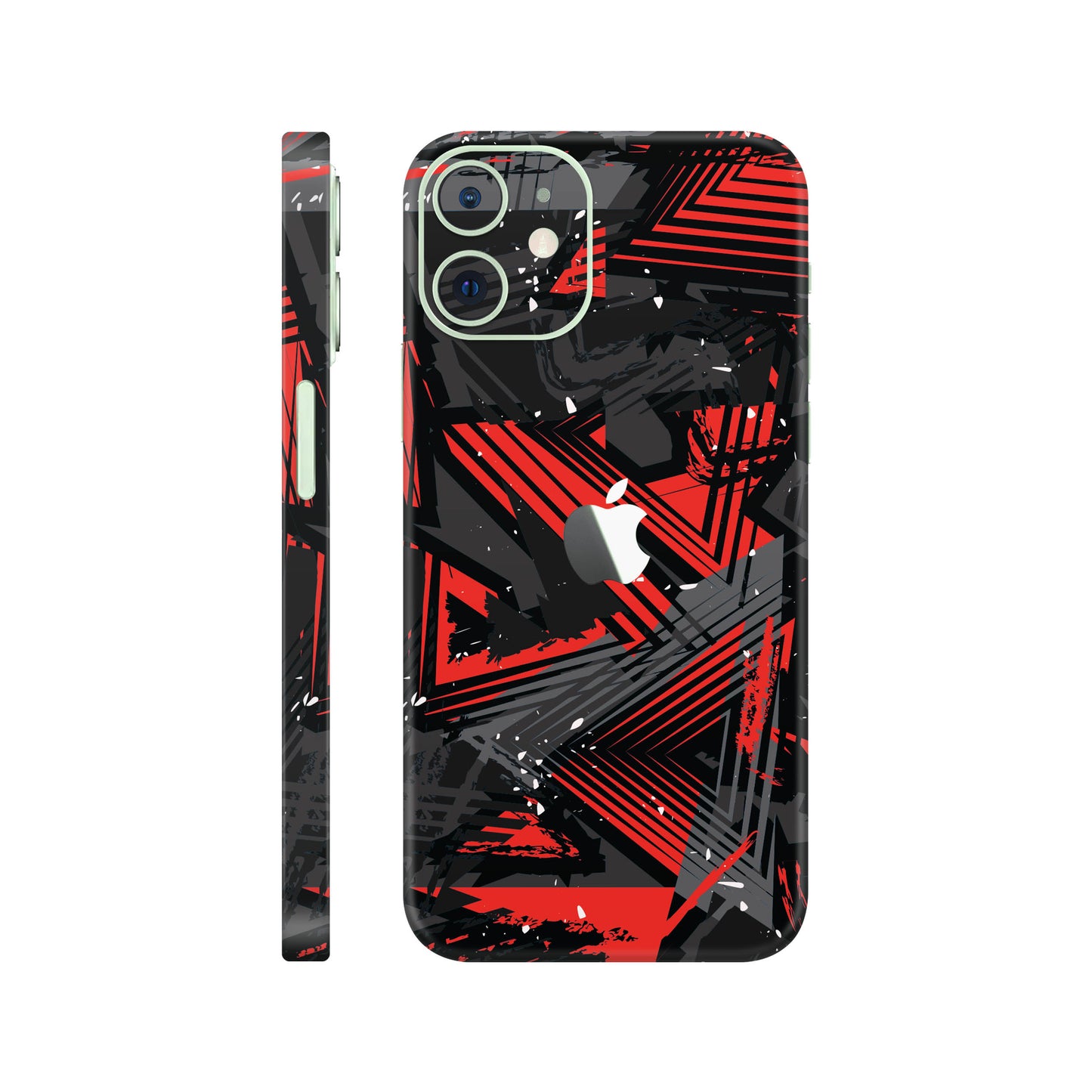 Folie de protectie iPhone 12, eSkins Signature, Skin Urban Assault