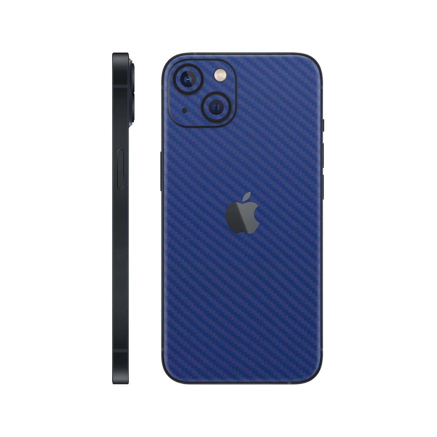 Skin iPhone 13, Carbon 3D Blue