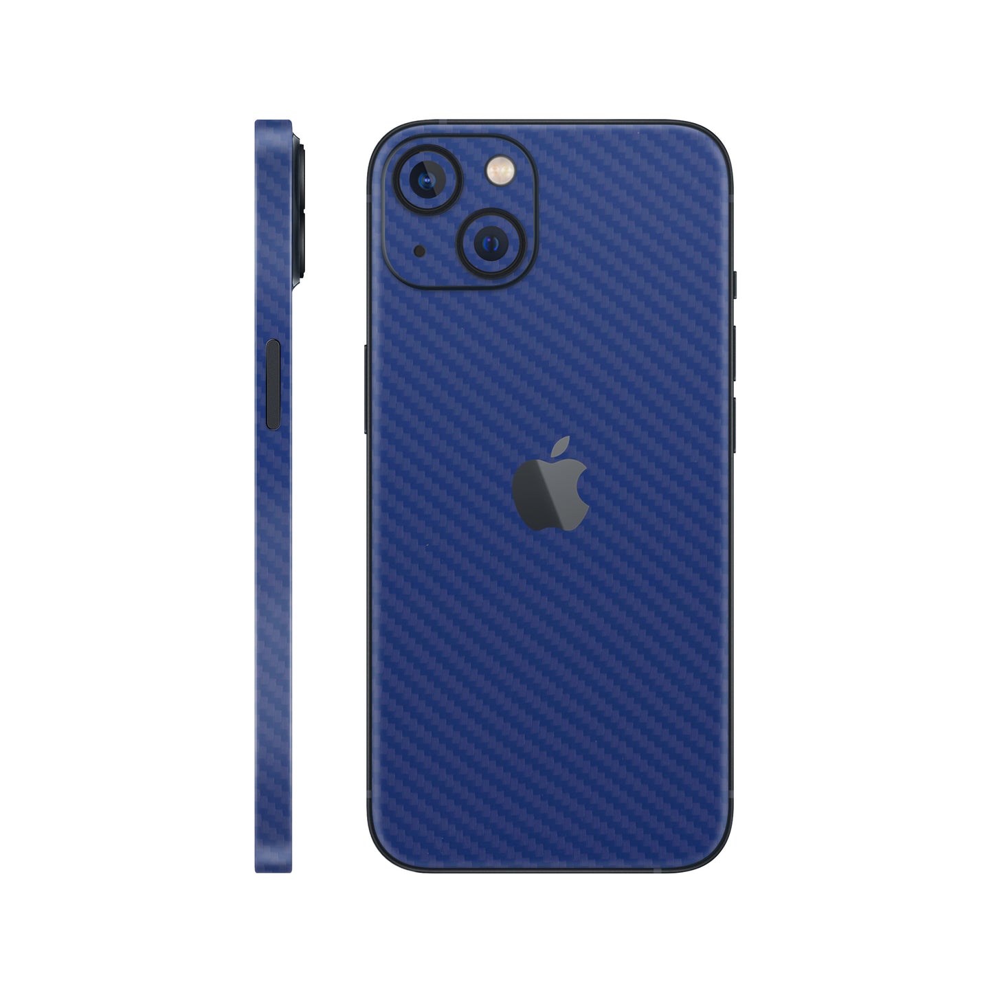 Skin iPhone 13, Carbon 3D Blue