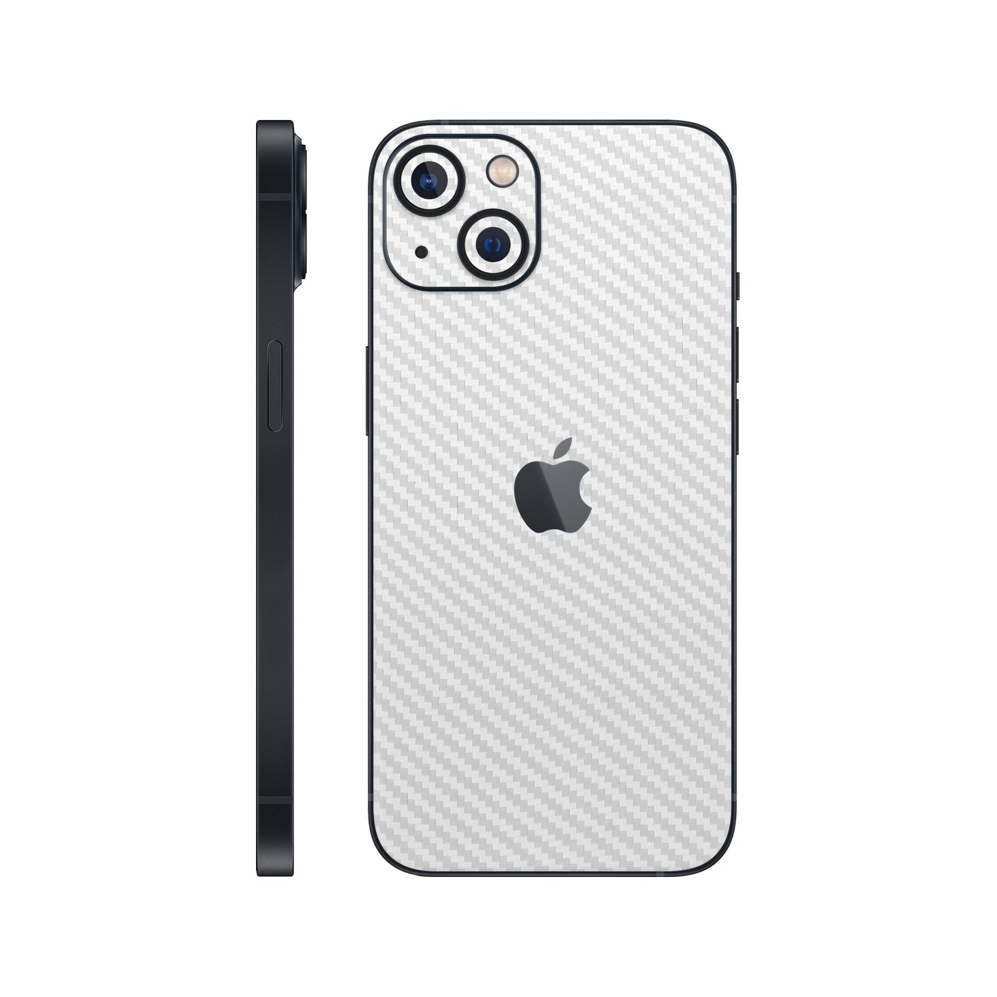 Skin iPhone 13, Carbon 3D White