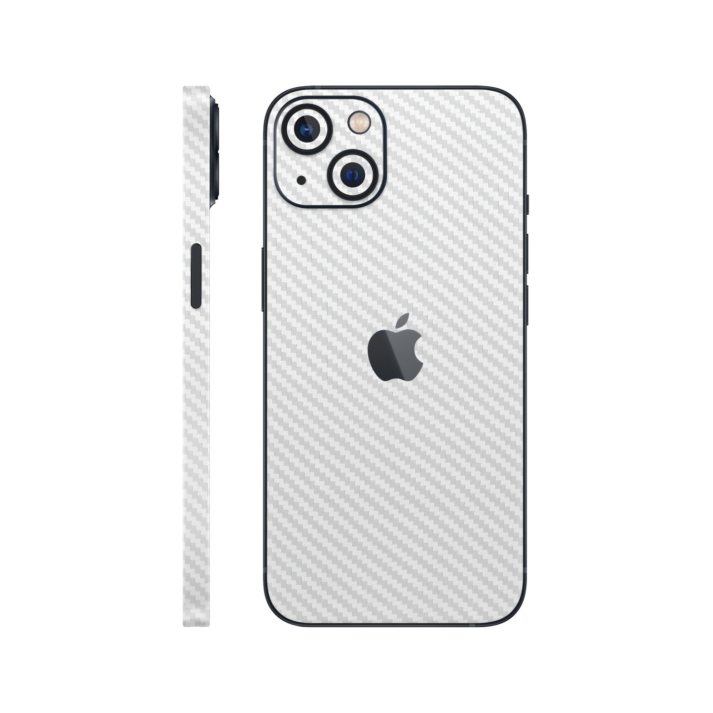 Skin iPhone 13, Carbon 3D White
