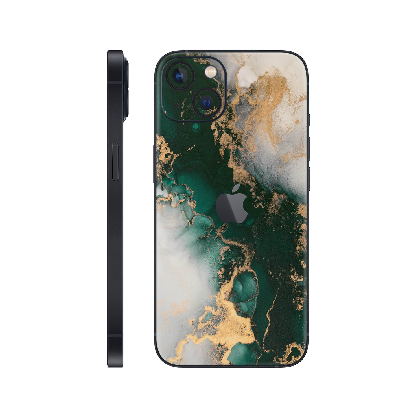 Folie de protectie iPhone 13, eSkins Signature, Forest Mist