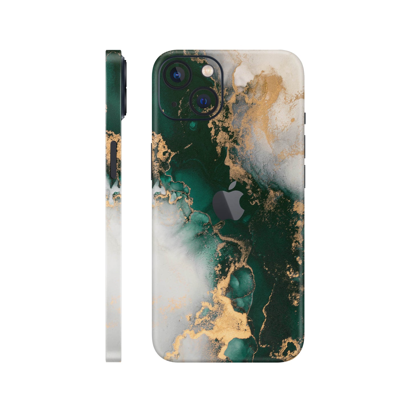 Folie de protectie iPhone 13, eSkins Signature, Forest Mist