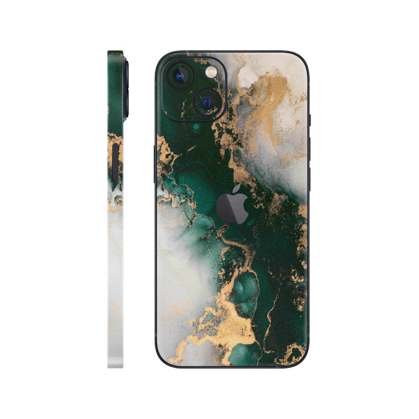 Folie de protectie iPhone 13, eSkins Signature, Forest Mist