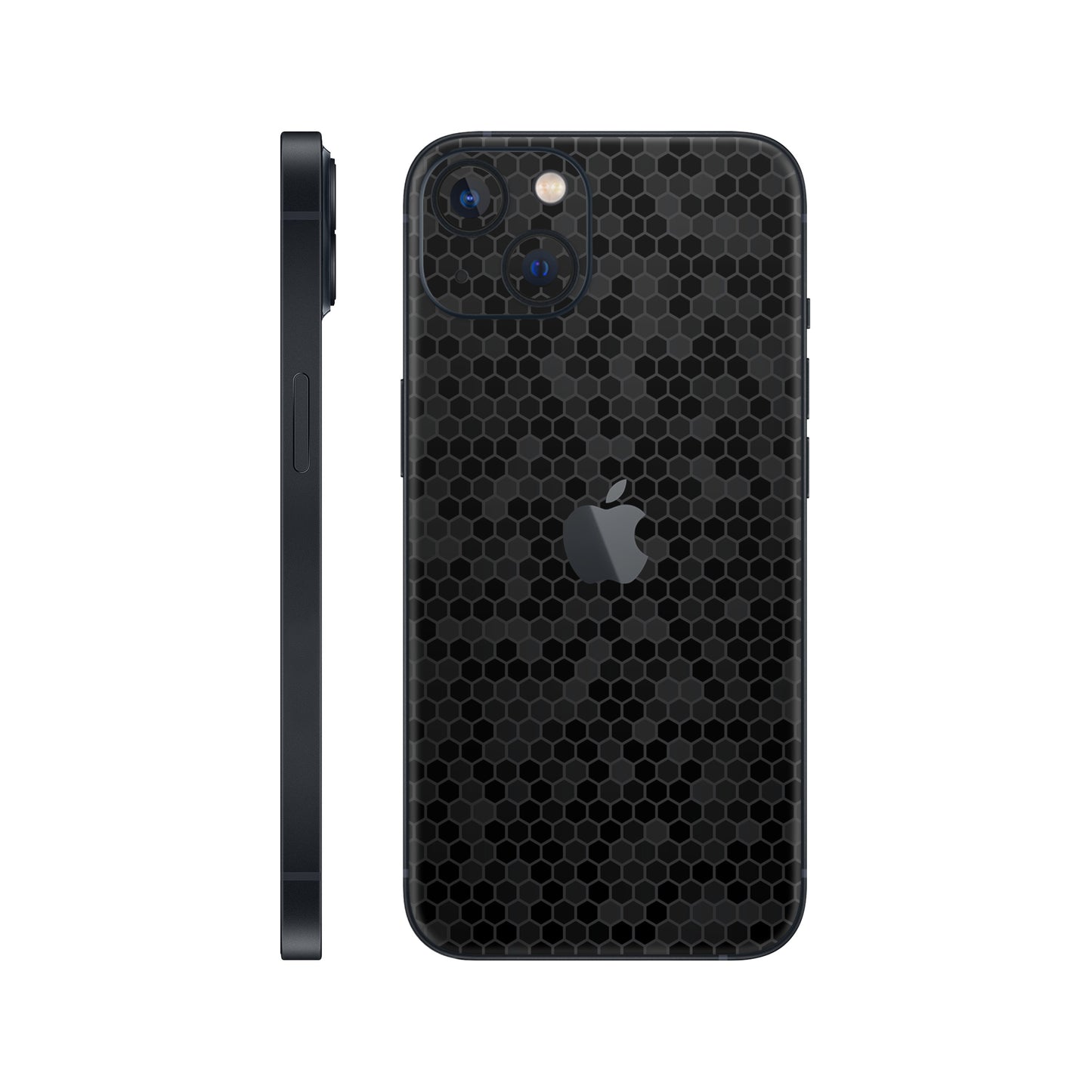 Skin iPhone 13, Honeycomb 3D Black