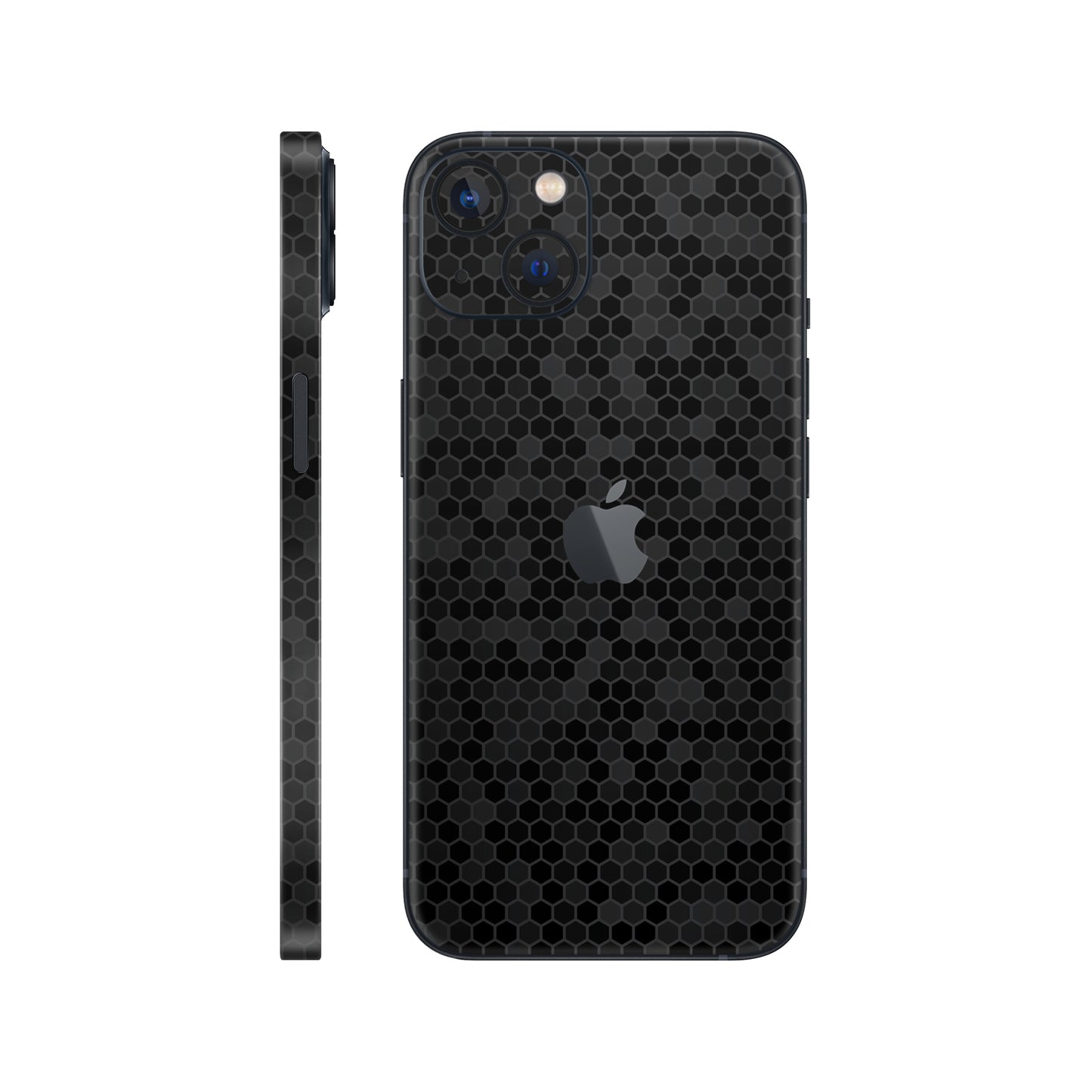 Skin iPhone 13, Honeycomb 3D Black