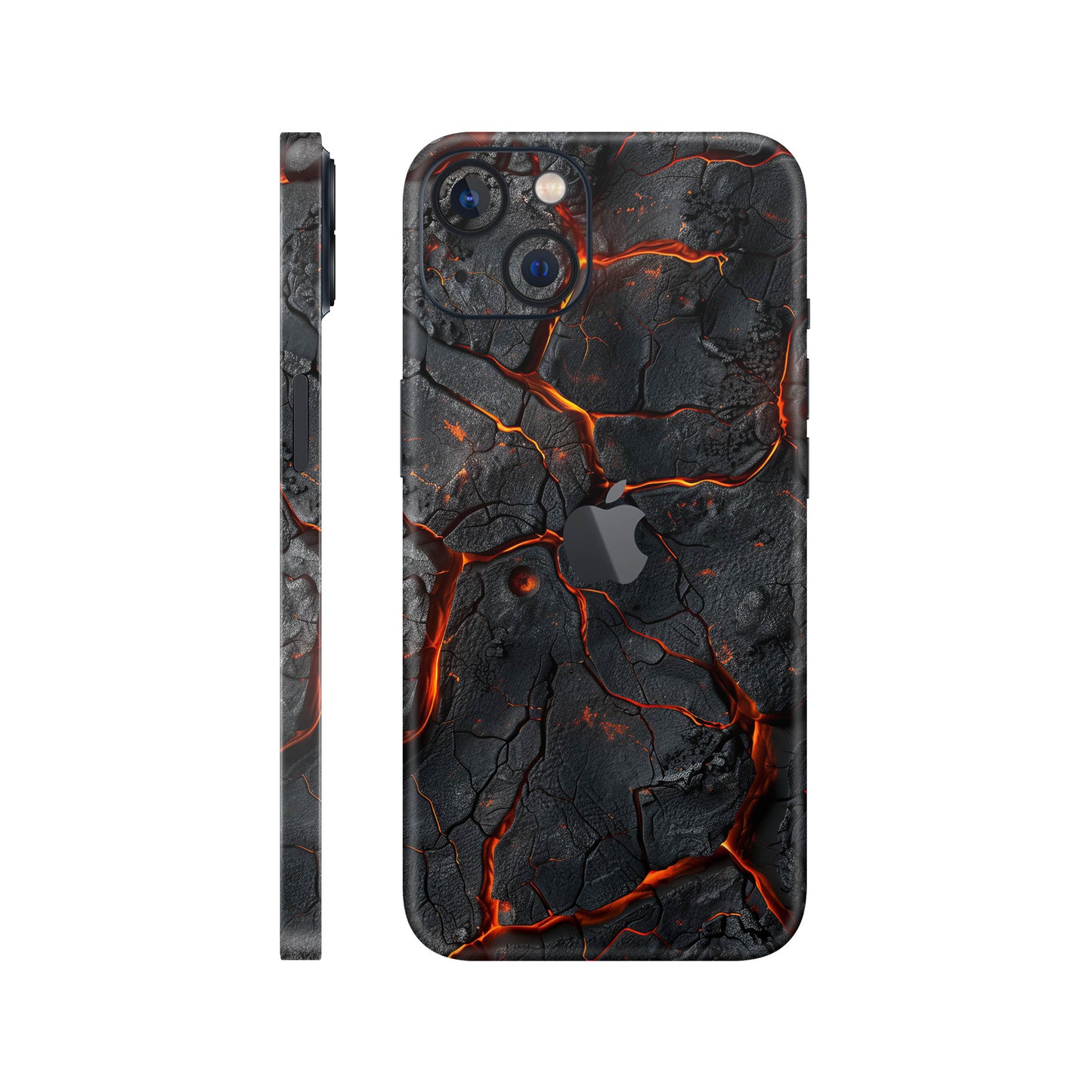 Folie de protectie iPhone 13, eSkins Signature, Skin Inferno Crust