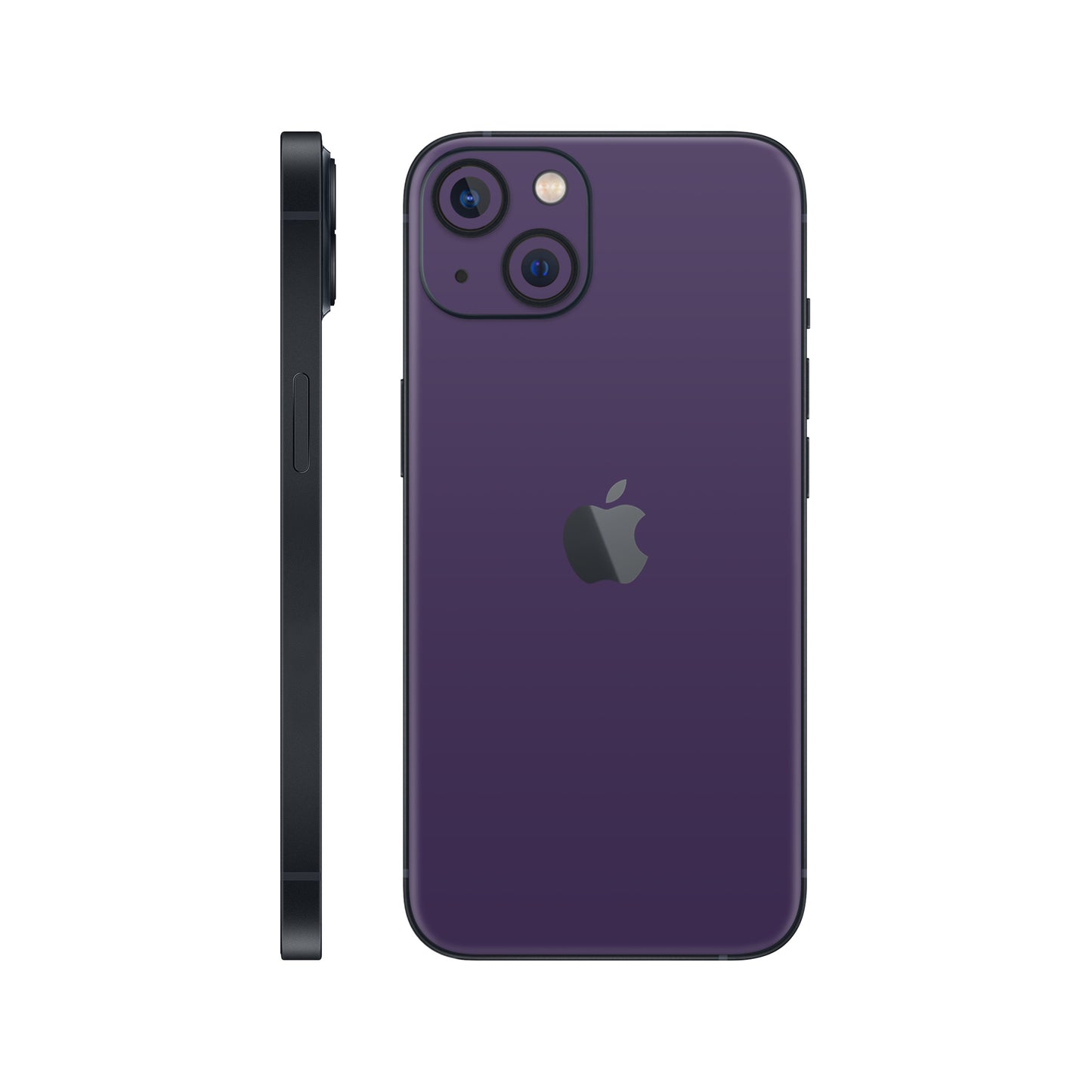 Skin iPhone 13, Matte Metallic Purple