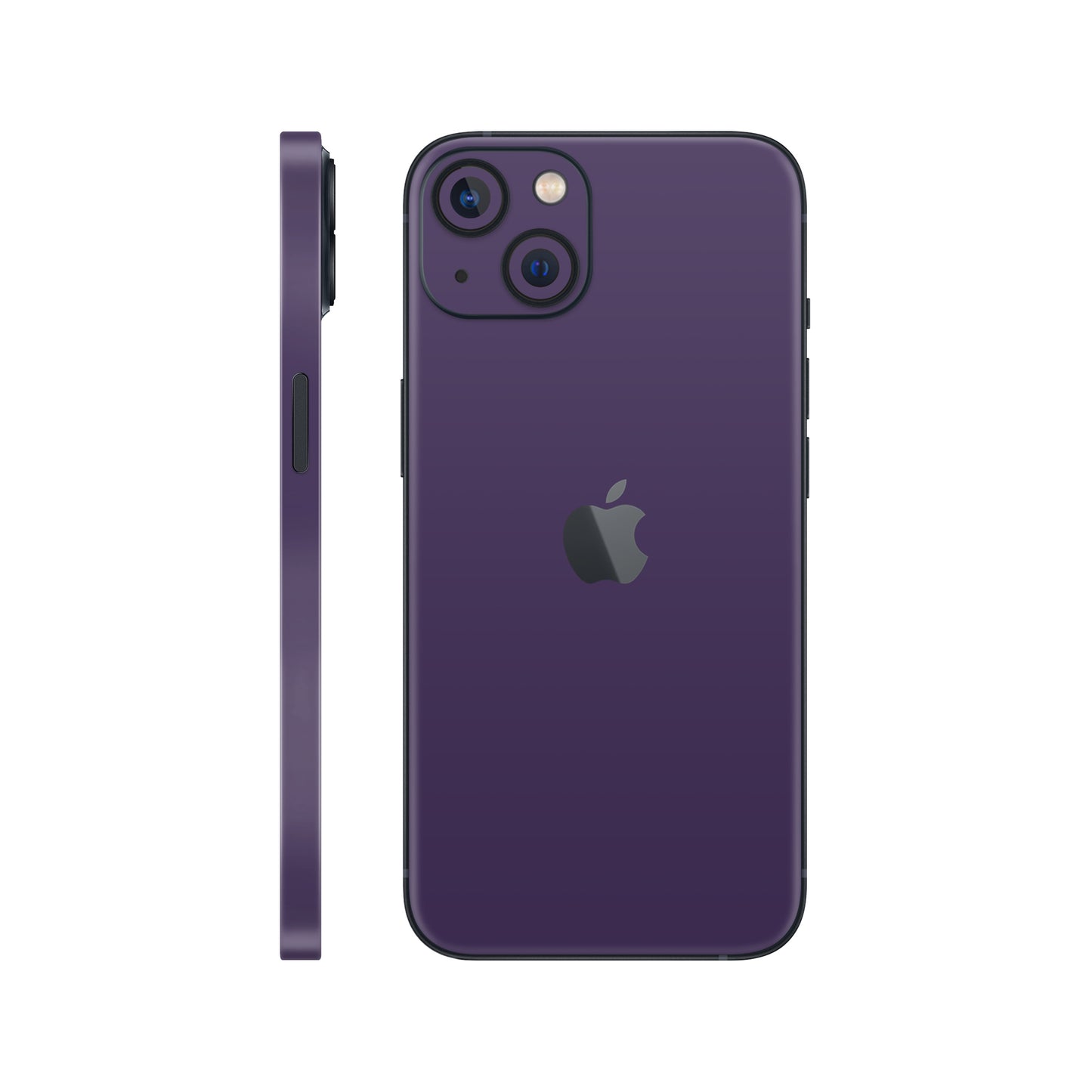 Skin iPhone 13, Matte Metallic Purple
