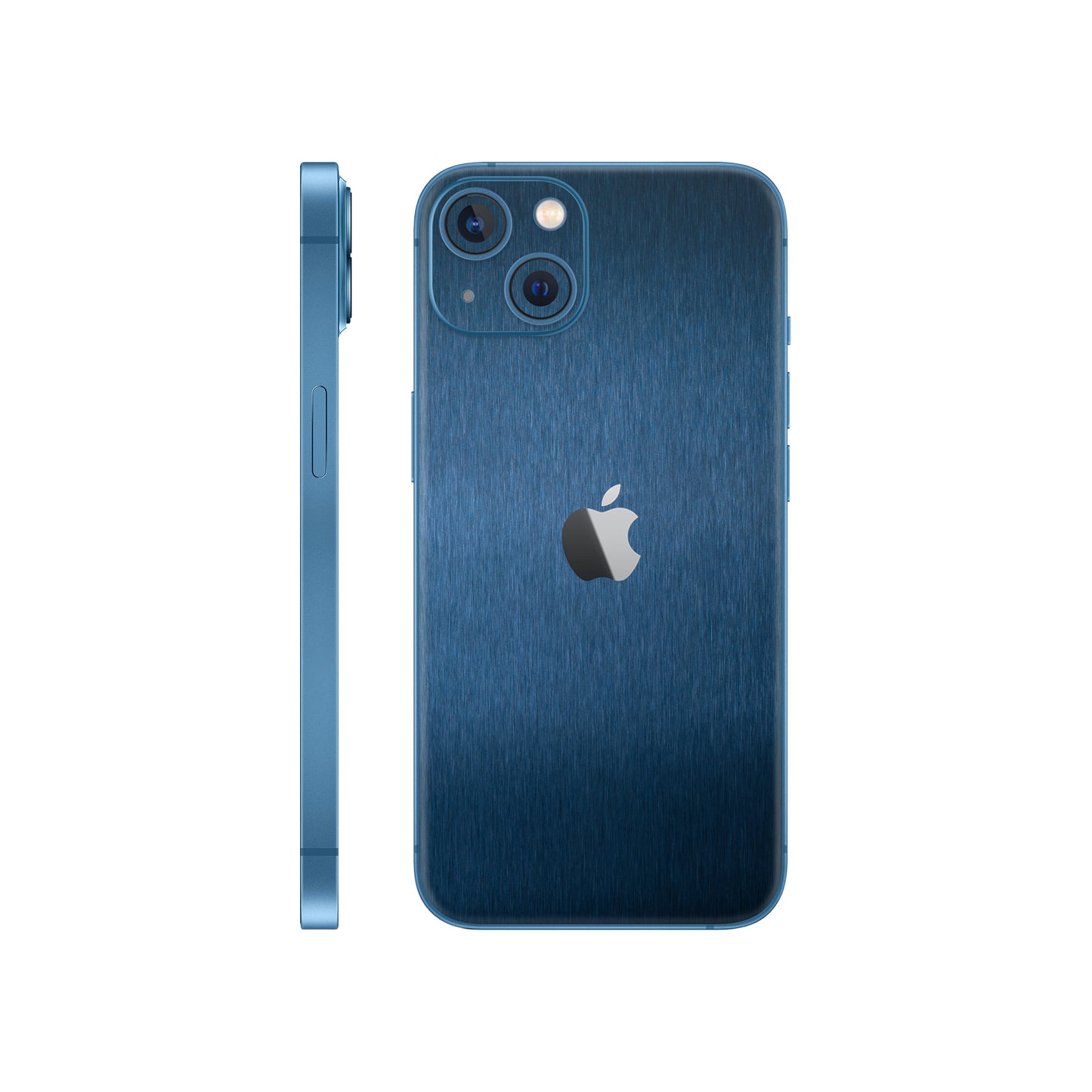 Skin iPhone 13 Mini, Metallic 3D Blue