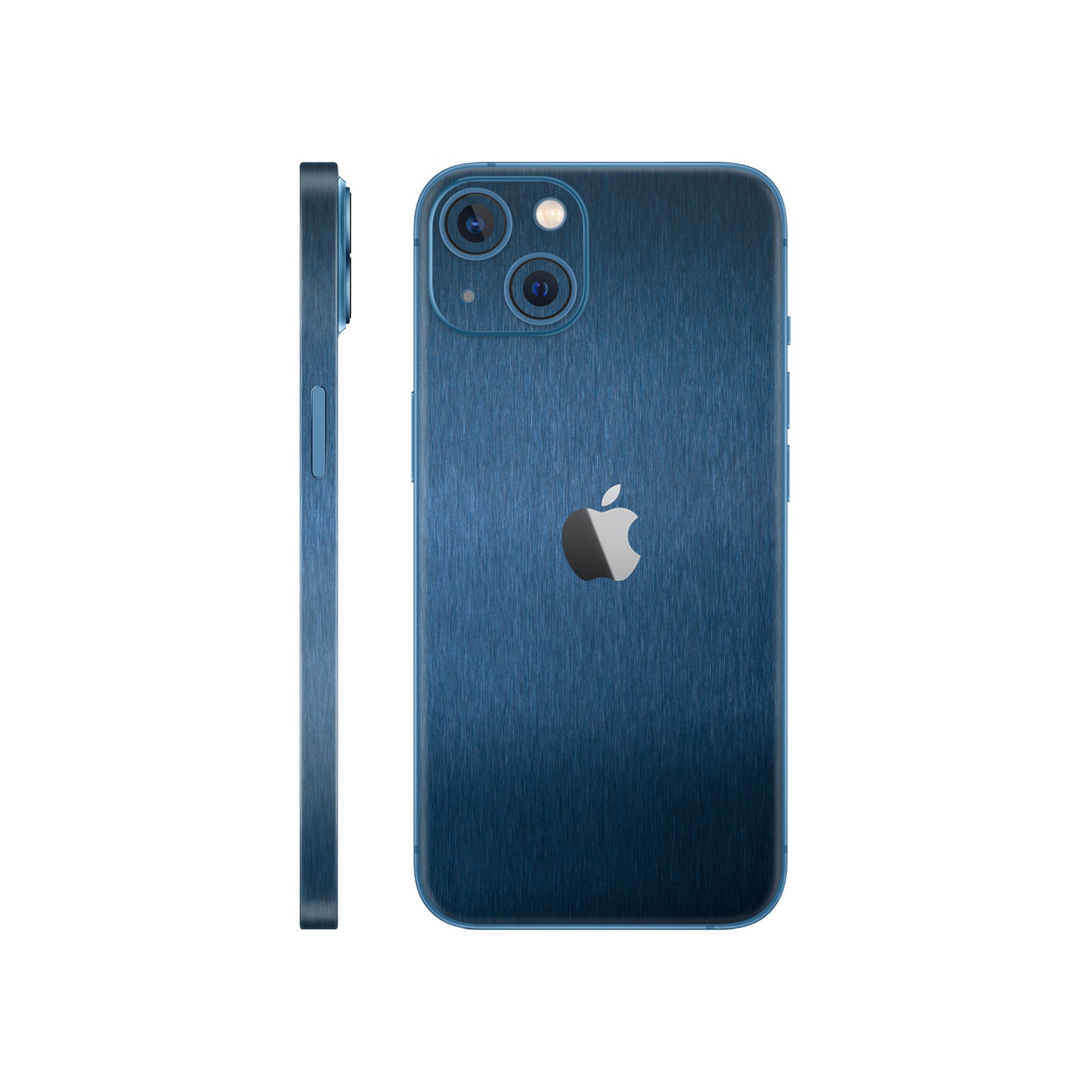 Skin iPhone 13 Mini, Metallic 3D Blue