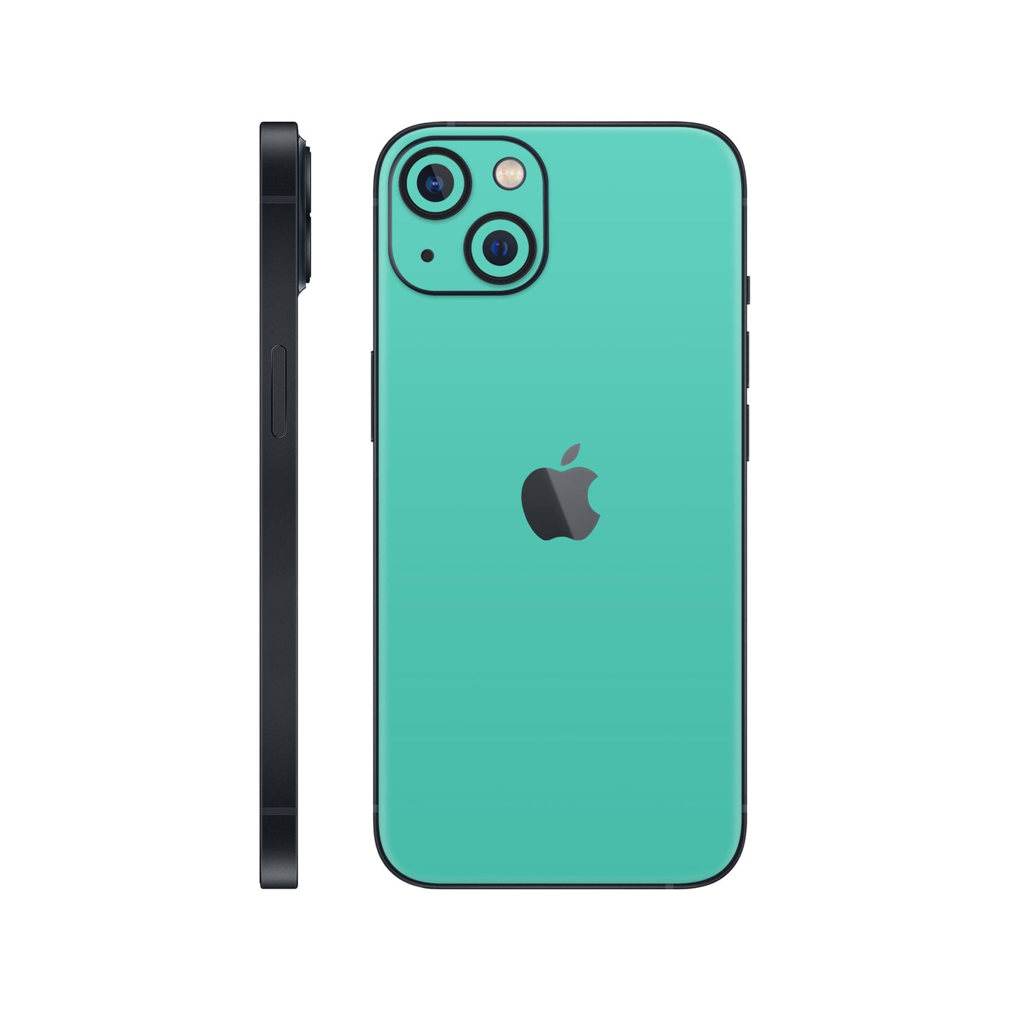Skin iPhone 13, Matte Mint Green