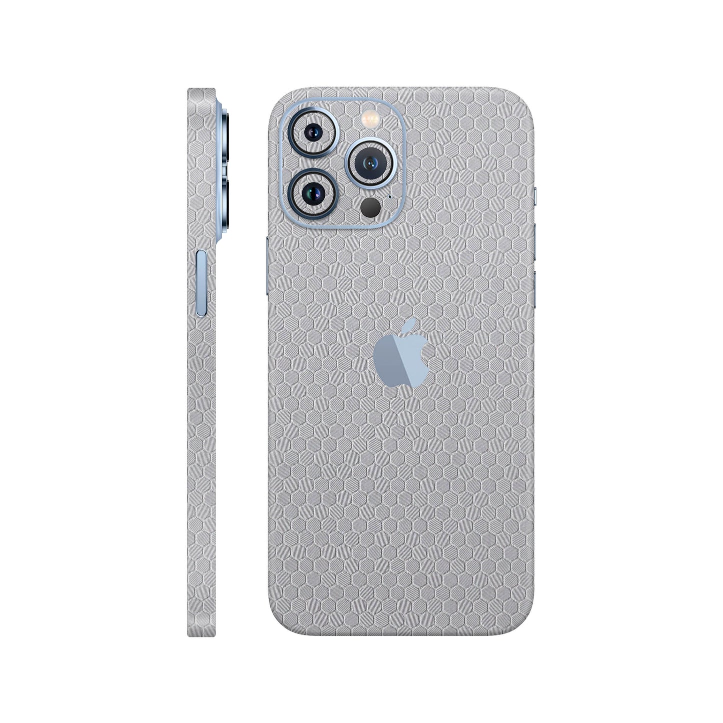 Skin iPhone 13 Pro, Honeycomb 3D Gray