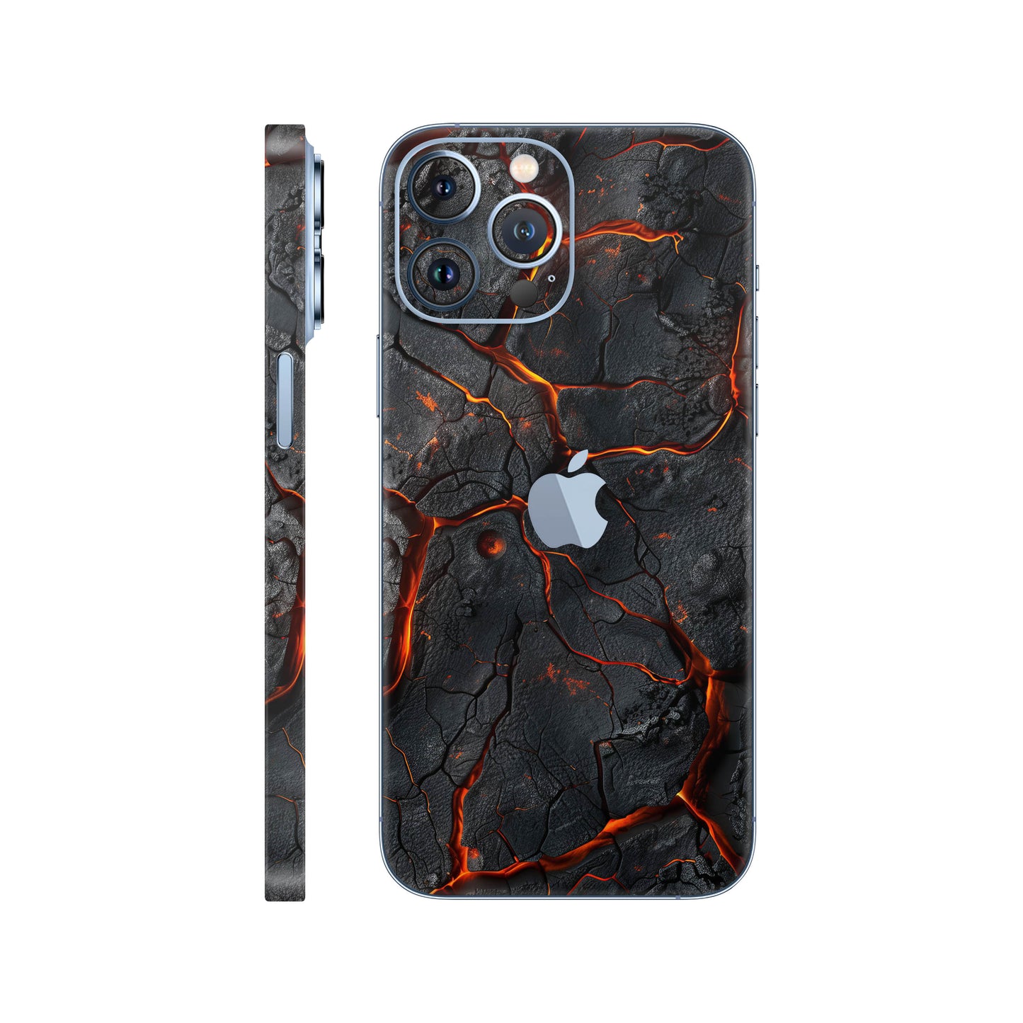 Folie de protectie iPhone 13 Pro, eSkins Signature, Skin Inferno Crust