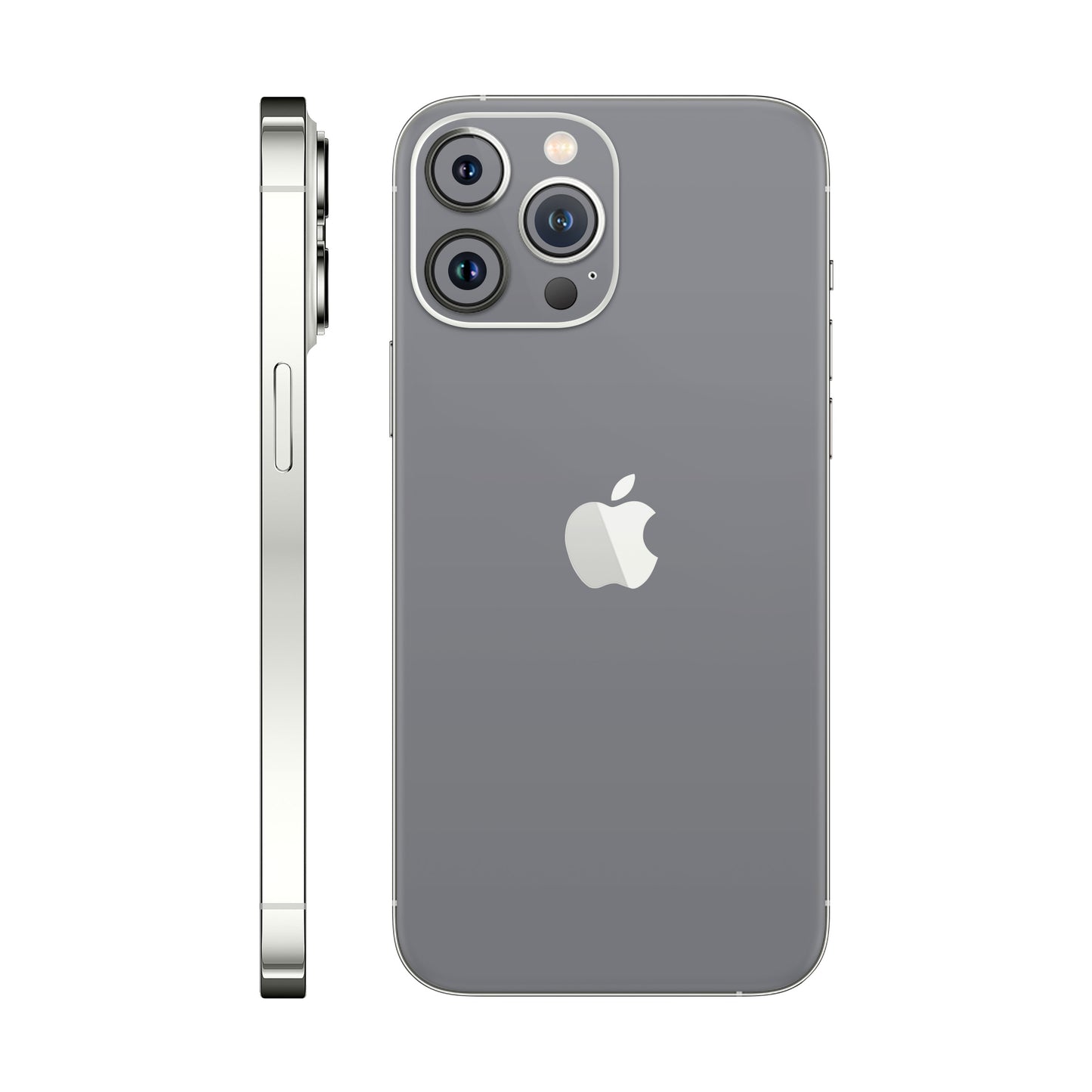 Folie de protectie iPhone 13 Pro Max, eSkins Unique, Skin Mat Gri