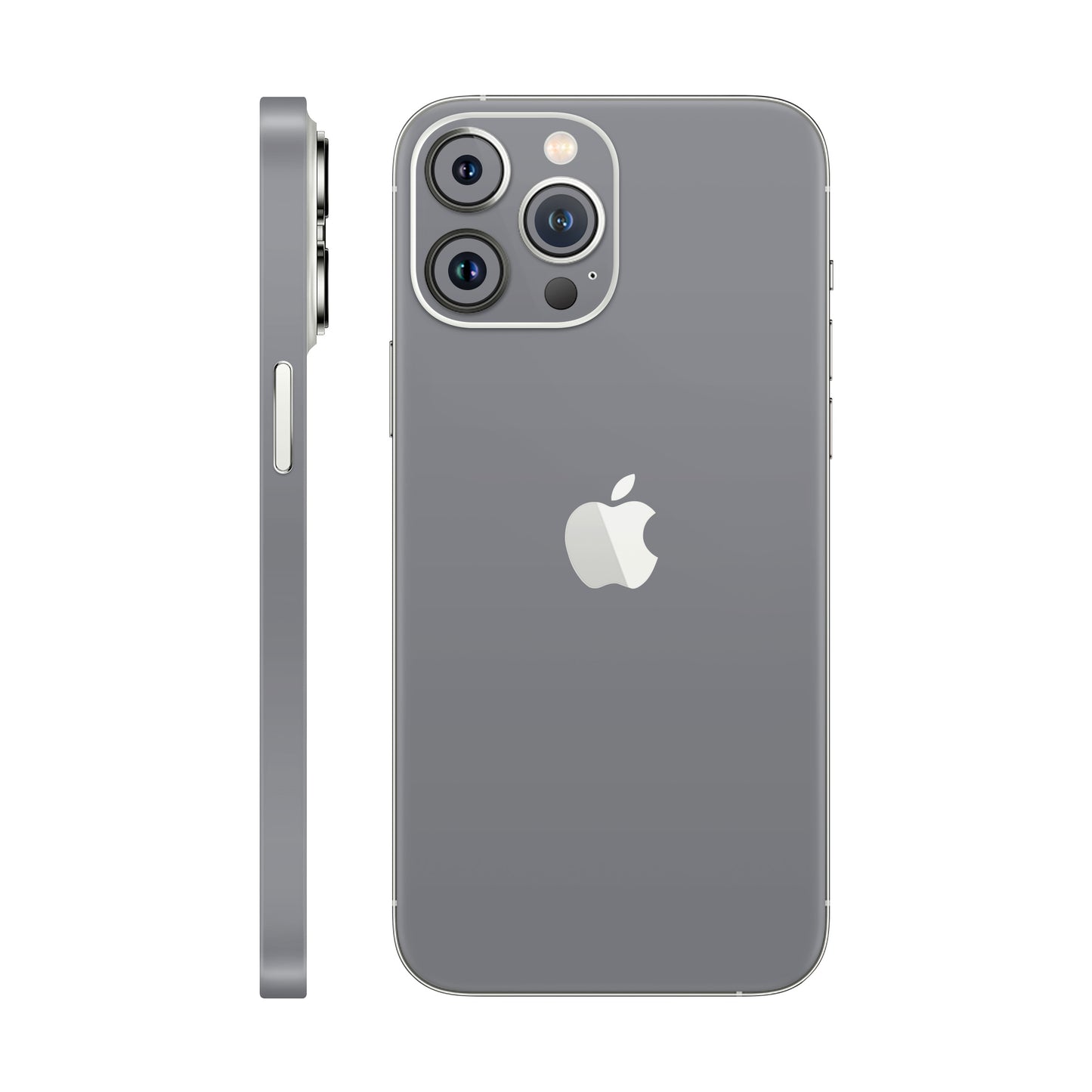 Folie de protectie iPhone 13 Pro Max, eSkins Unique, Skin Mat Gri