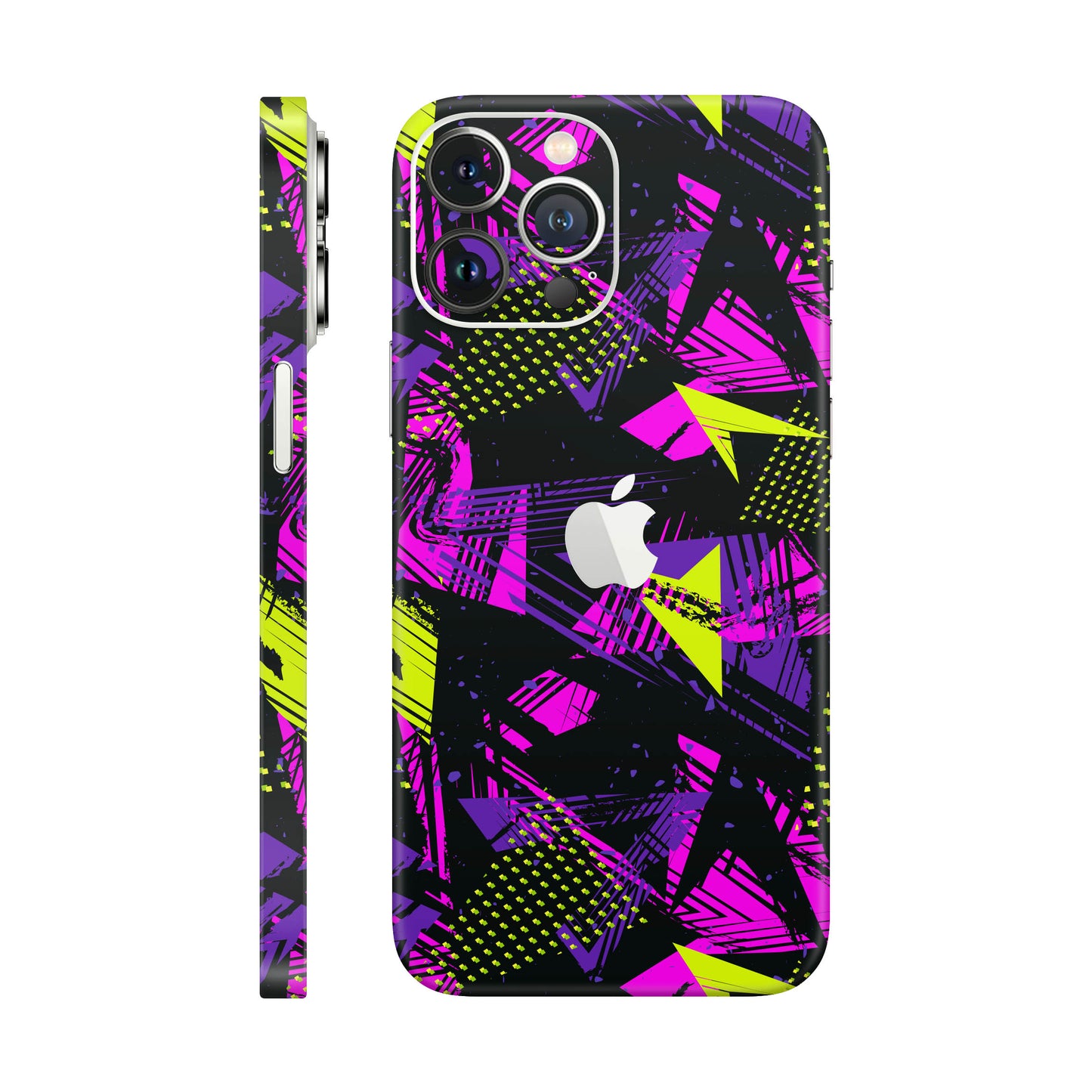 Folie de protectie iPhone 13 Pro Max, eSkins Signature, Skin Urban Graffiti