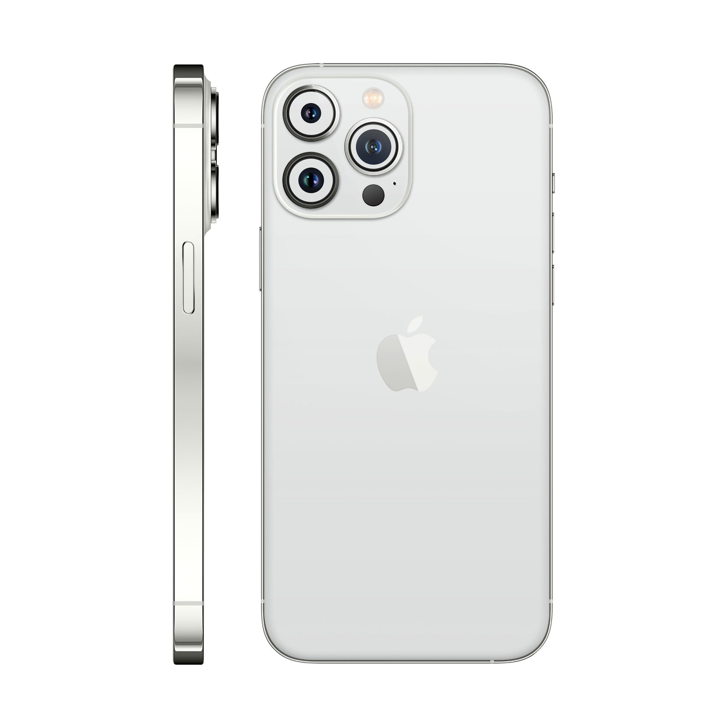 Folie de protectie iPhone 13 Pro Max, eSkins Unique, Skin Mat Alb