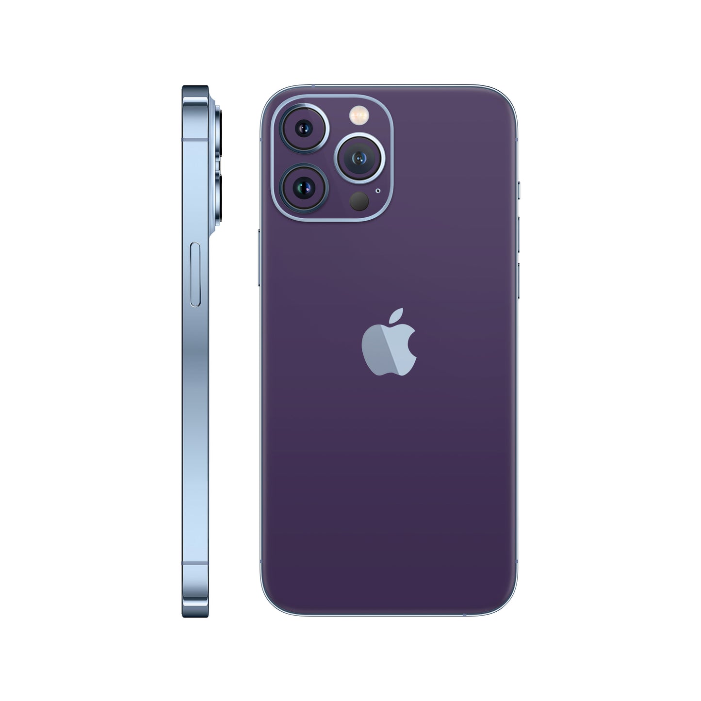 Skin iPhone 13 Pro, Matte Metallic Purple
