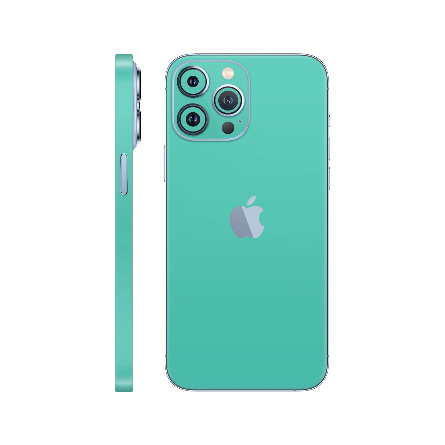 Skin iPhone 13 Pro, Matte Mint Green