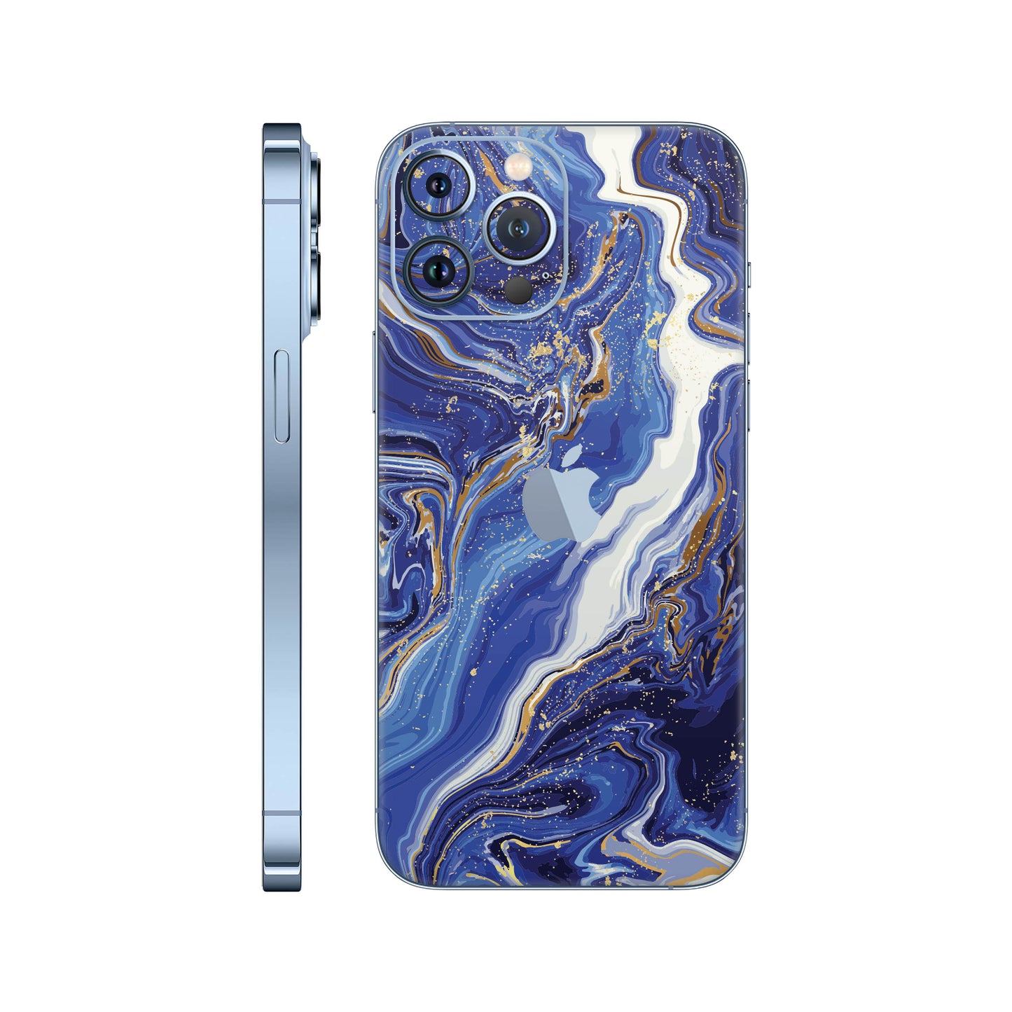 Folie de protectie iPhone 13 Pro, eSkins Signature, Skin Stellar Drift