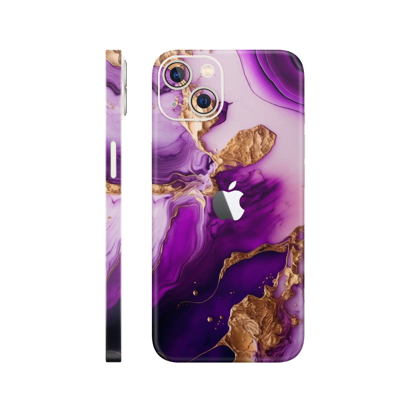 Folie de protectie iPhone 14, eSkins Signature, Skin Amethyst Dream