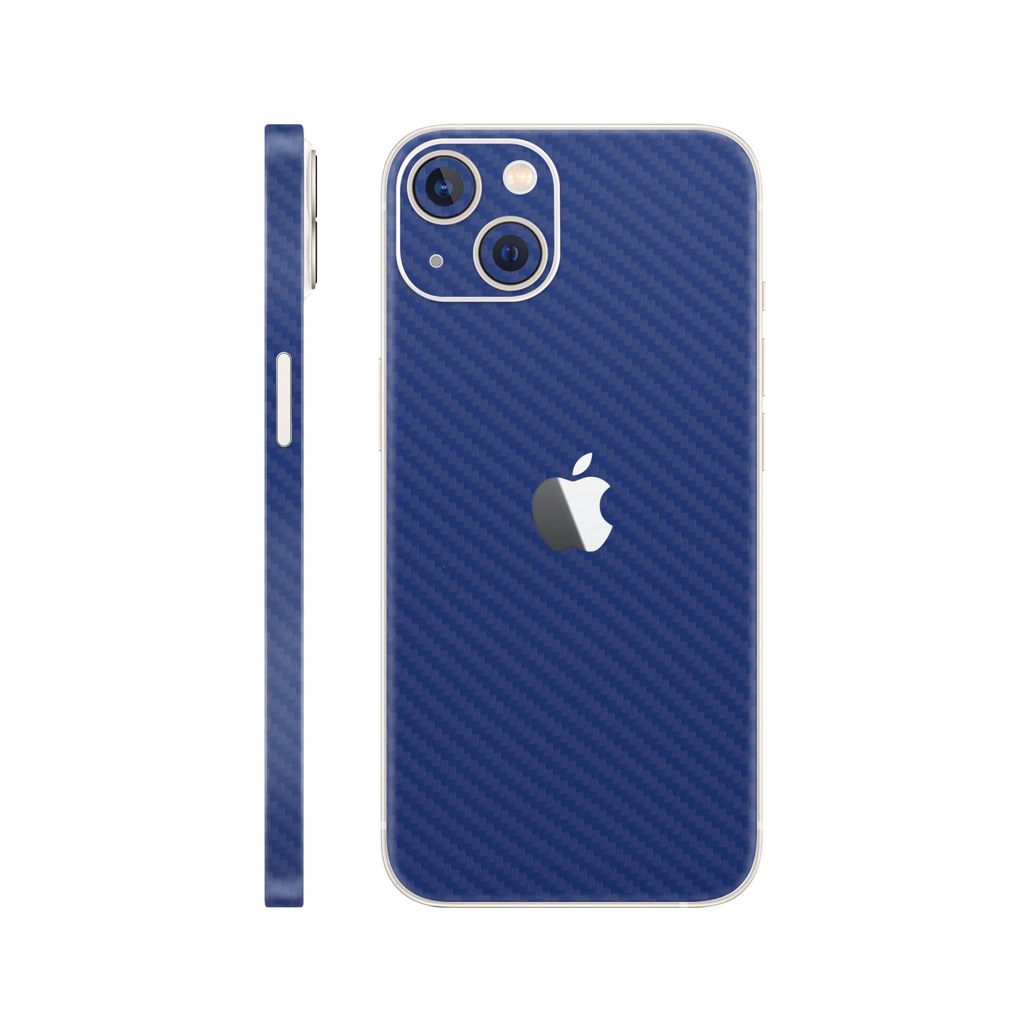 Skin iPhone 14, Carbon 3D Blue