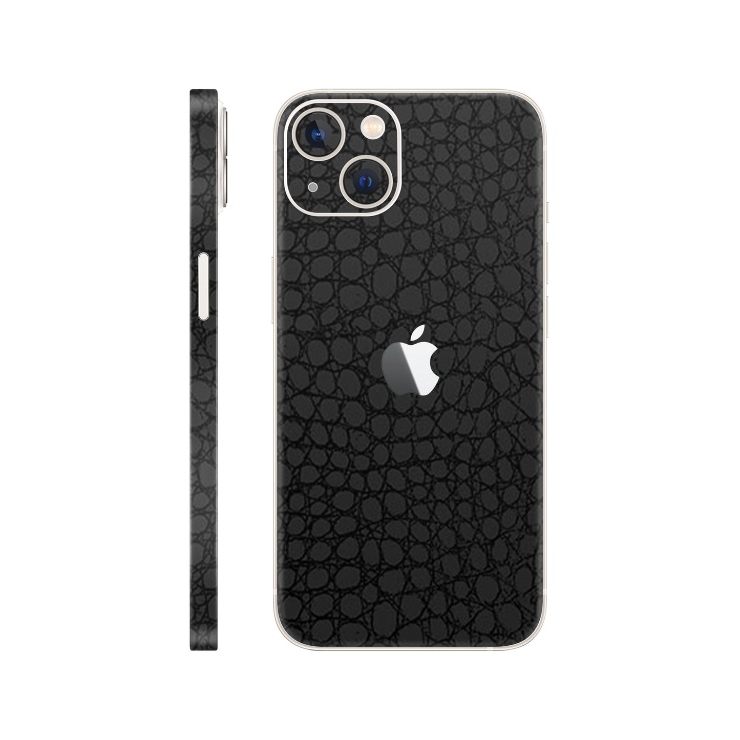 Skin iPhone 14, Croco 3D Black