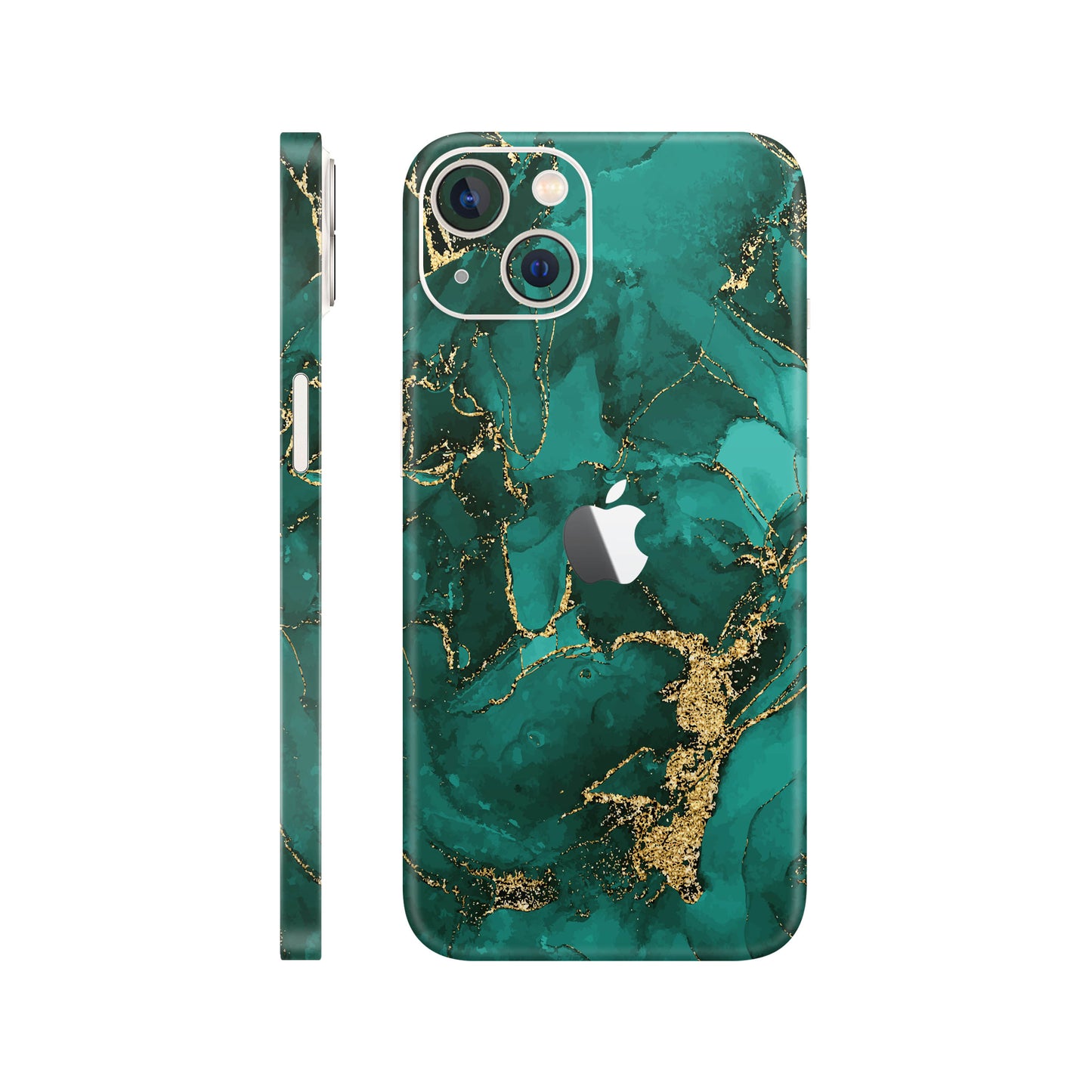 Folie de protectie iPhone 14, eSkins Signature, Ethereal Green