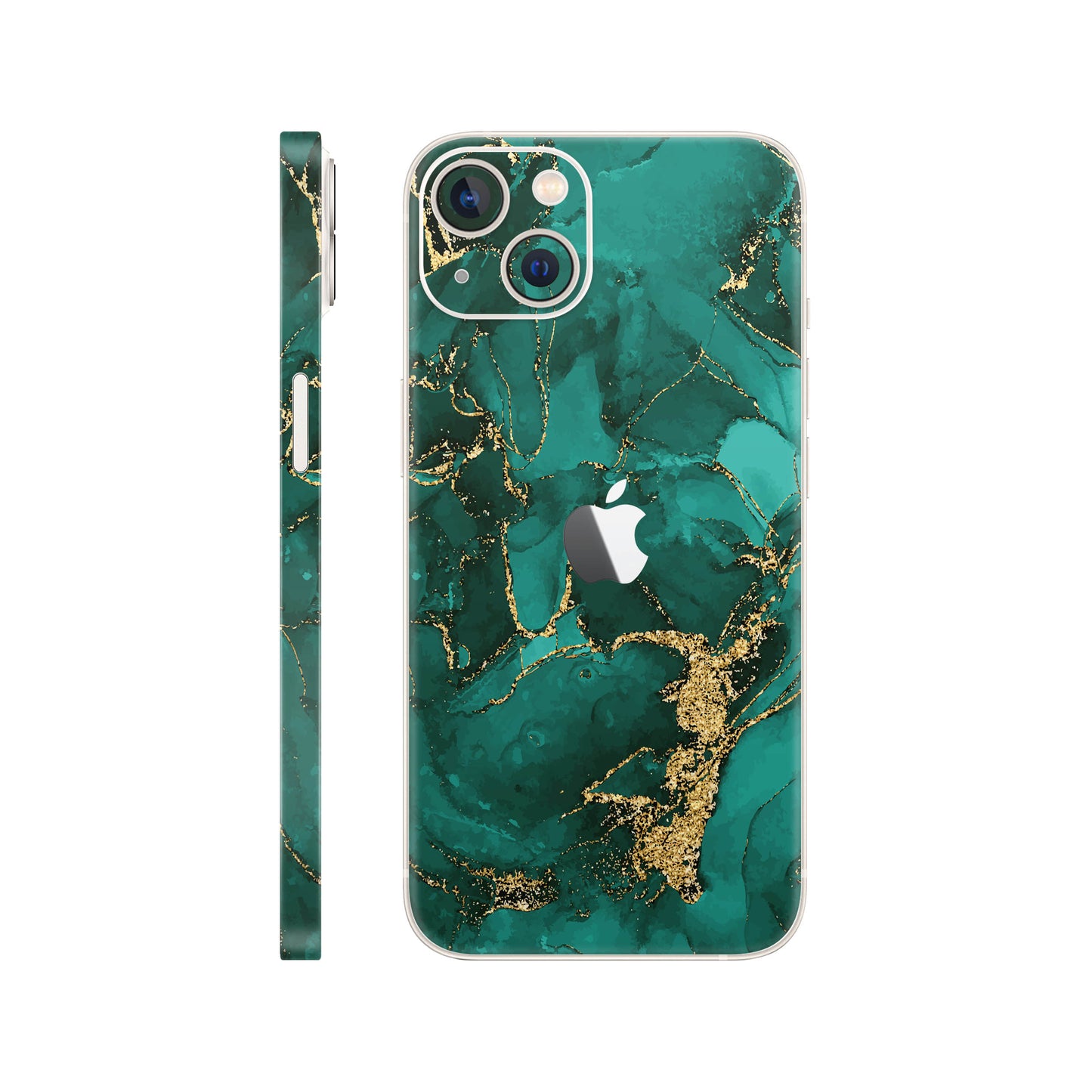 Folie de protectie iPhone 14, eSkins Signature, Ethereal Green