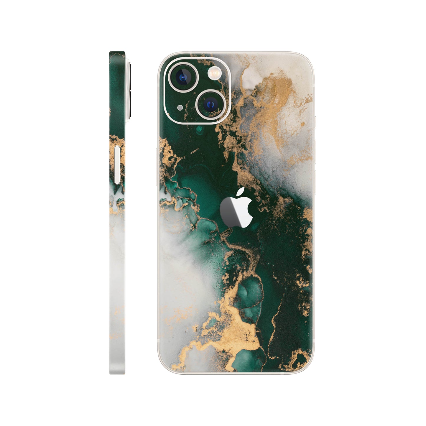 Folie de protectie iPhone 14, eSkins Signature, Forest Mist