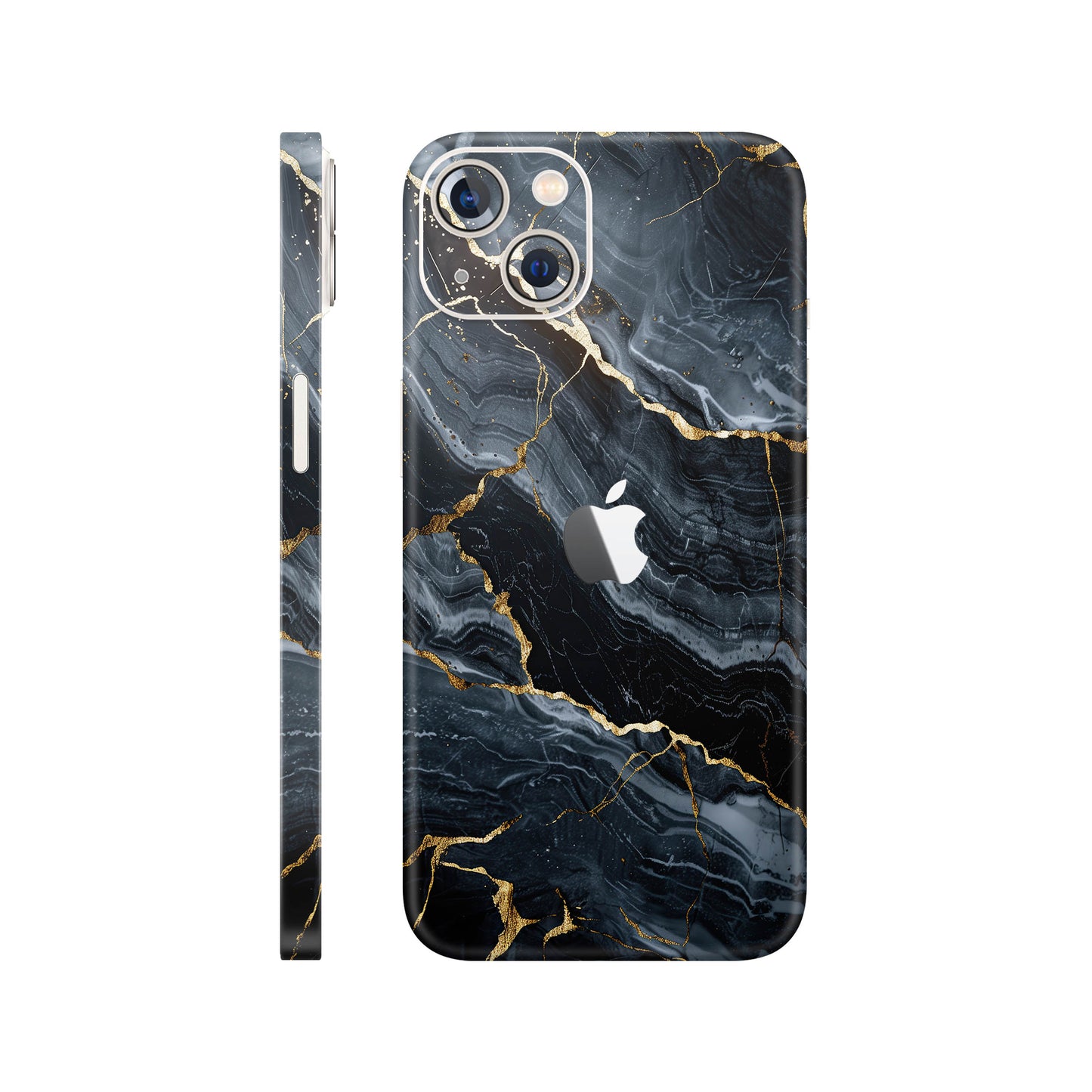 Folie de protectie iPhone 14, eSkins Signature, Skin Gilded Abyss