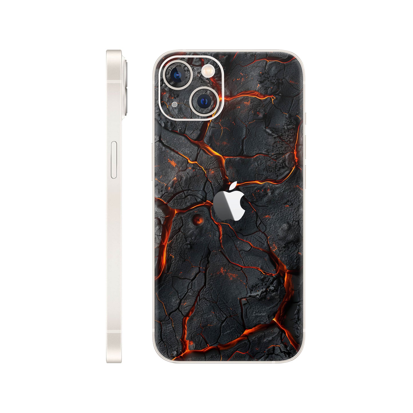 Folie de protectie iPhone 14, eSkins Signature, Skin Inferno Crust