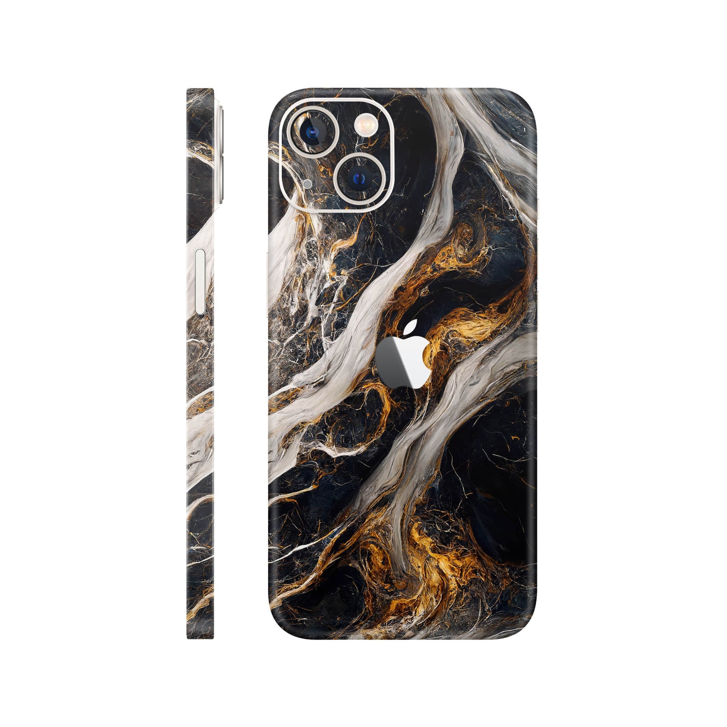 Folie de protectie iPhone 14, eSkins Signature, Skin Luxe Nebula
