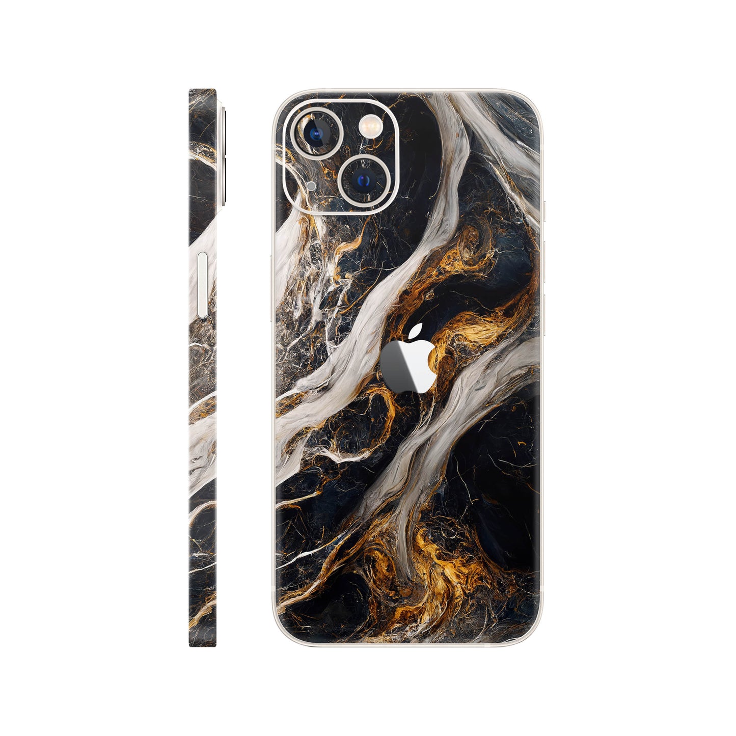 Folie de protectie iPhone 14, eSkins Signature, Skin Luxe Nebula