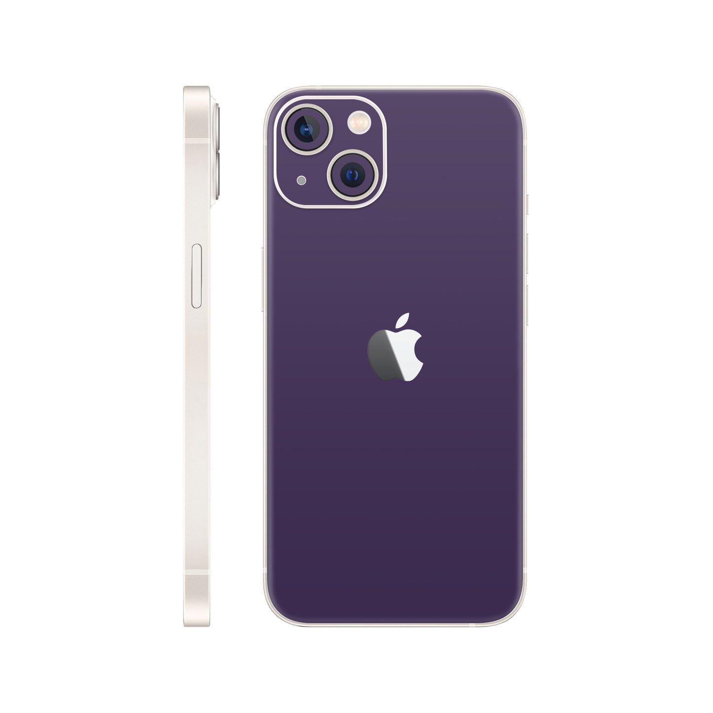 Skin iPhone 14, Matte Metallic Purple