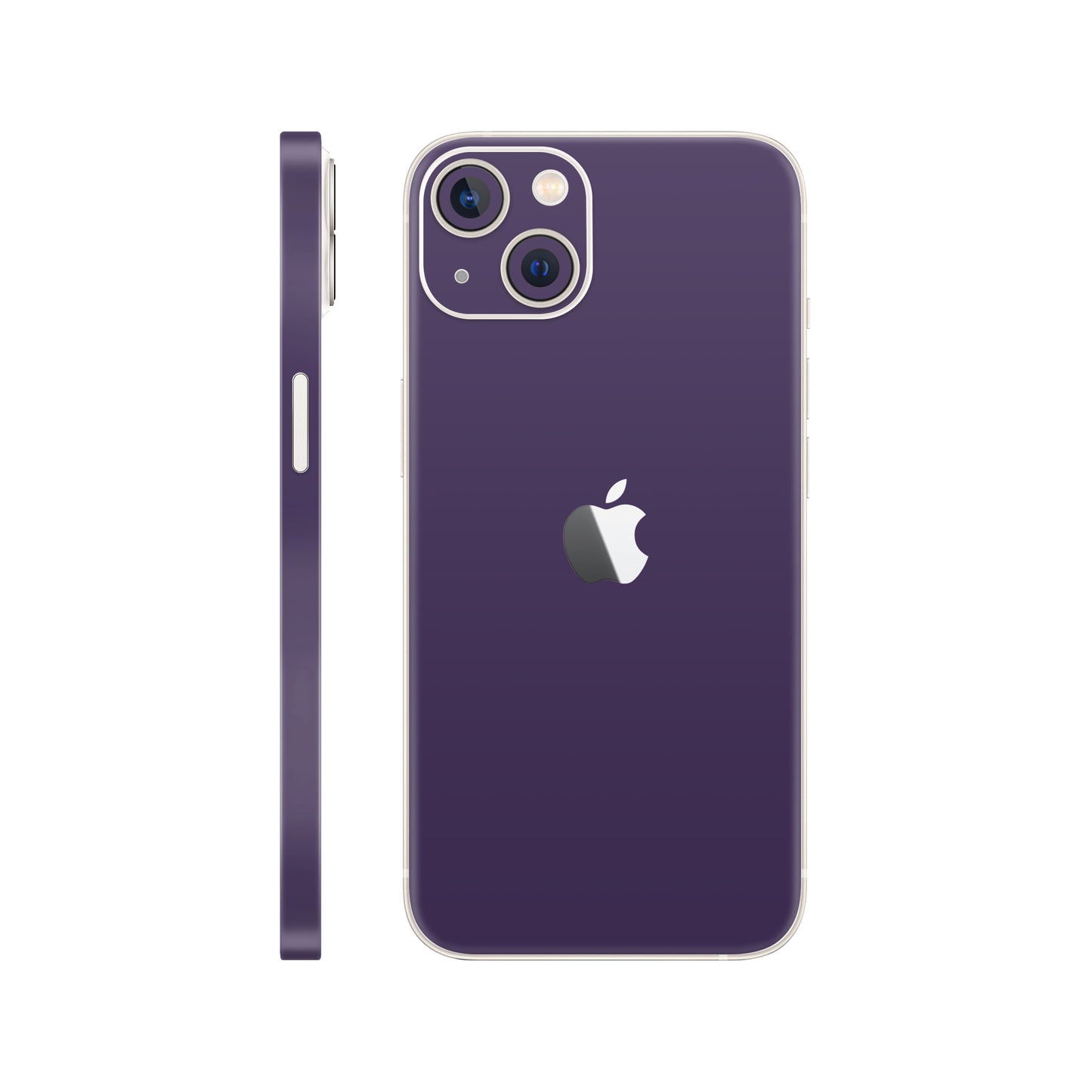 Skin iPhone 14, Matte Metallic Purple