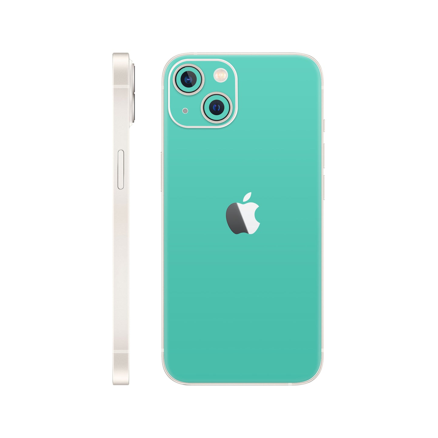 Skin iPhone 14, Matte Mint Green