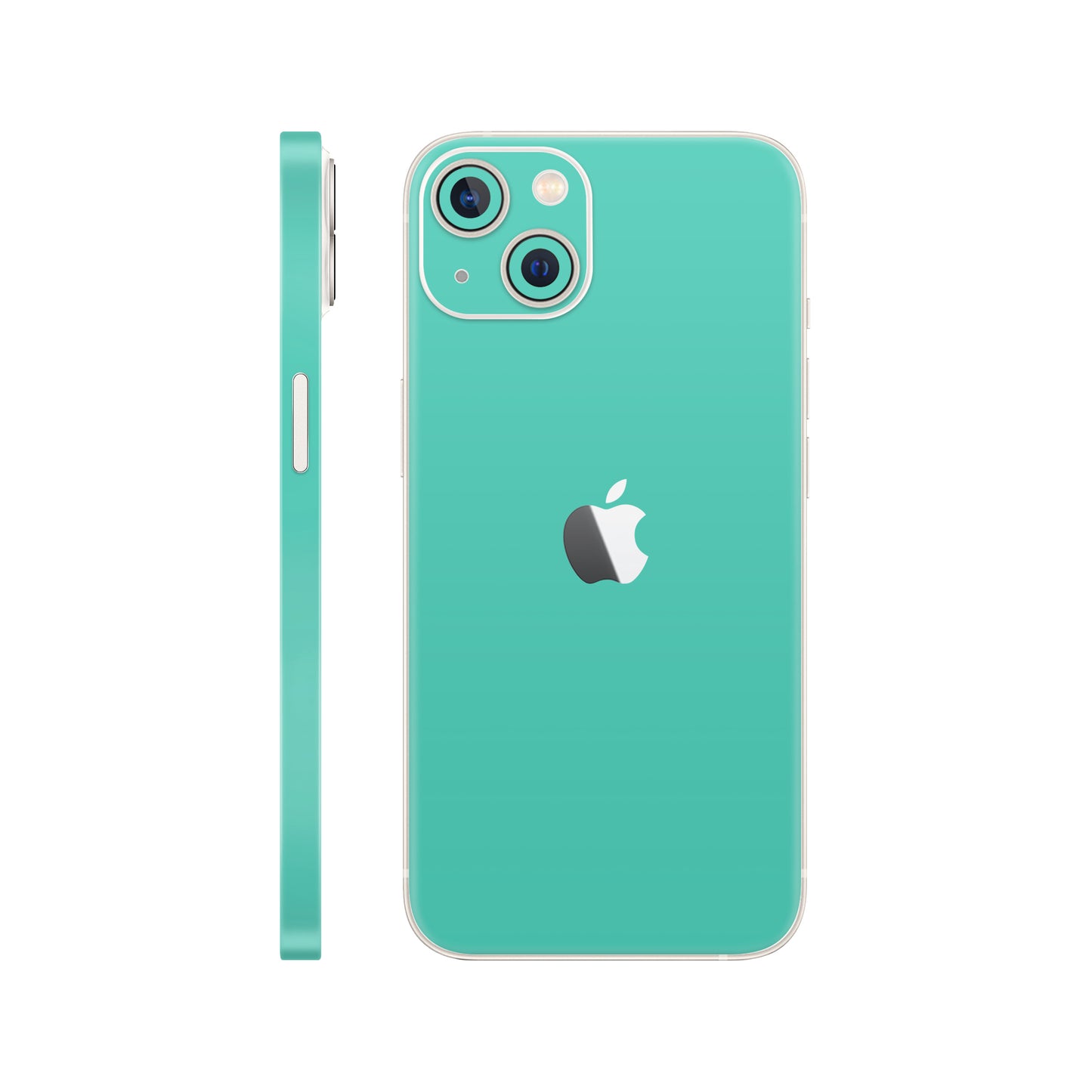 Skin iPhone 14, Matte Mint Green