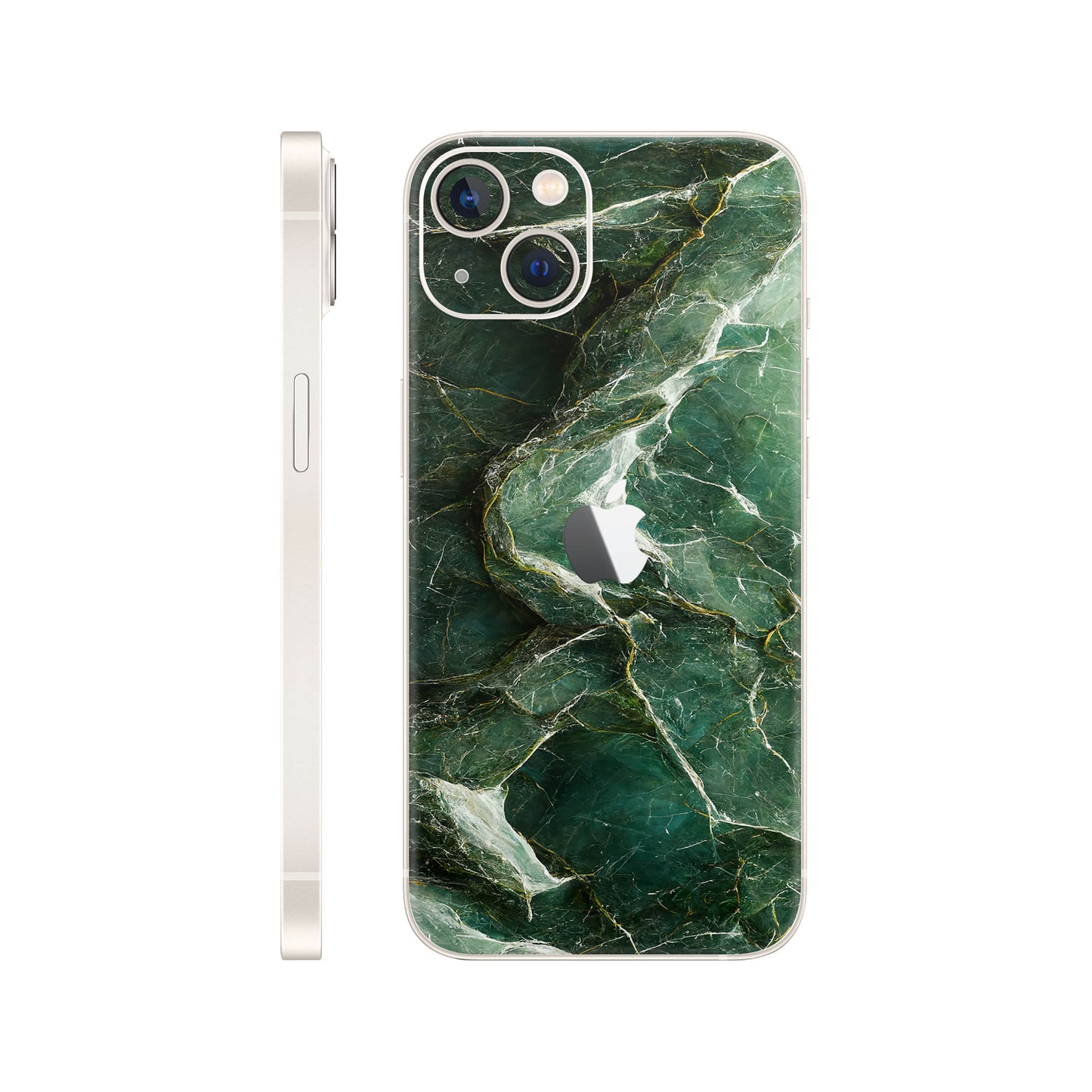 Folie de protectie iPhone 14, eSkins Signature, Mystic Emerald