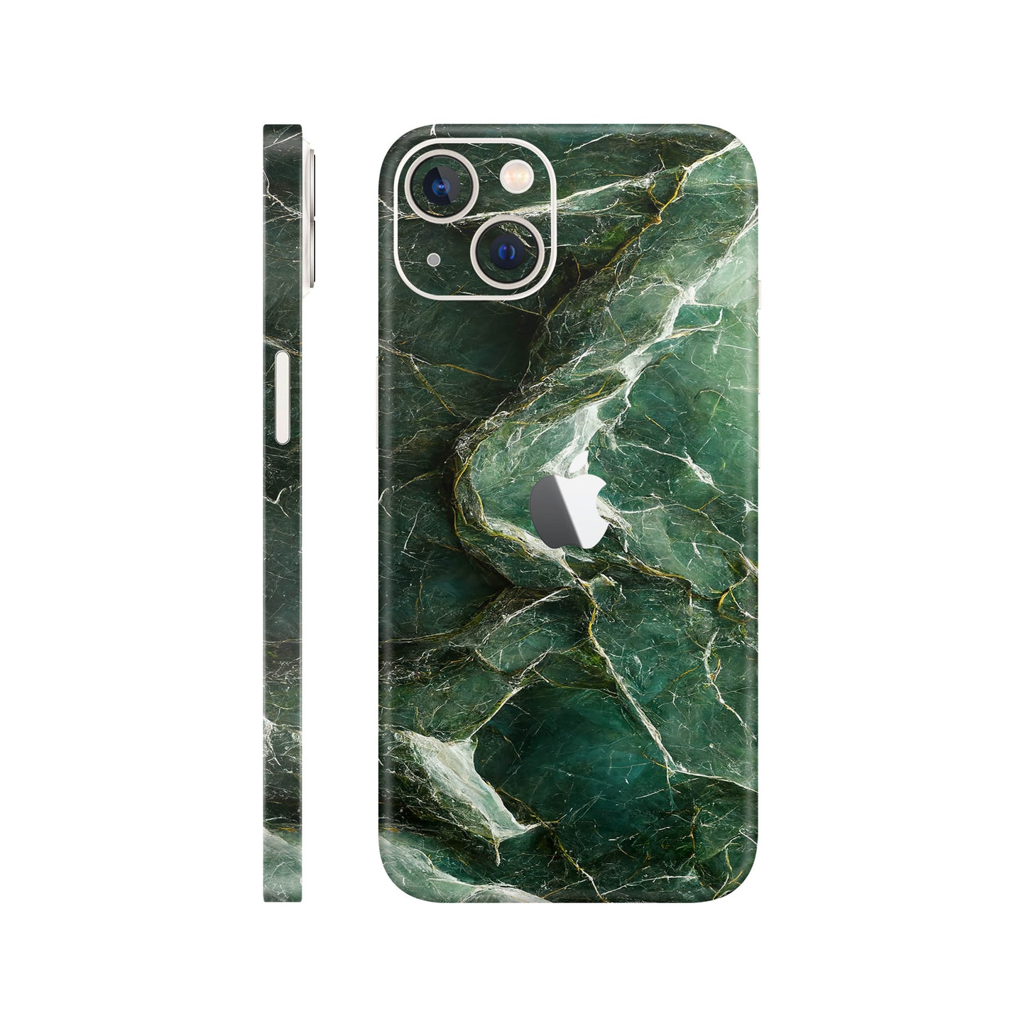 Folie de protectie iPhone 14, eSkins Signature, Mystic Emerald