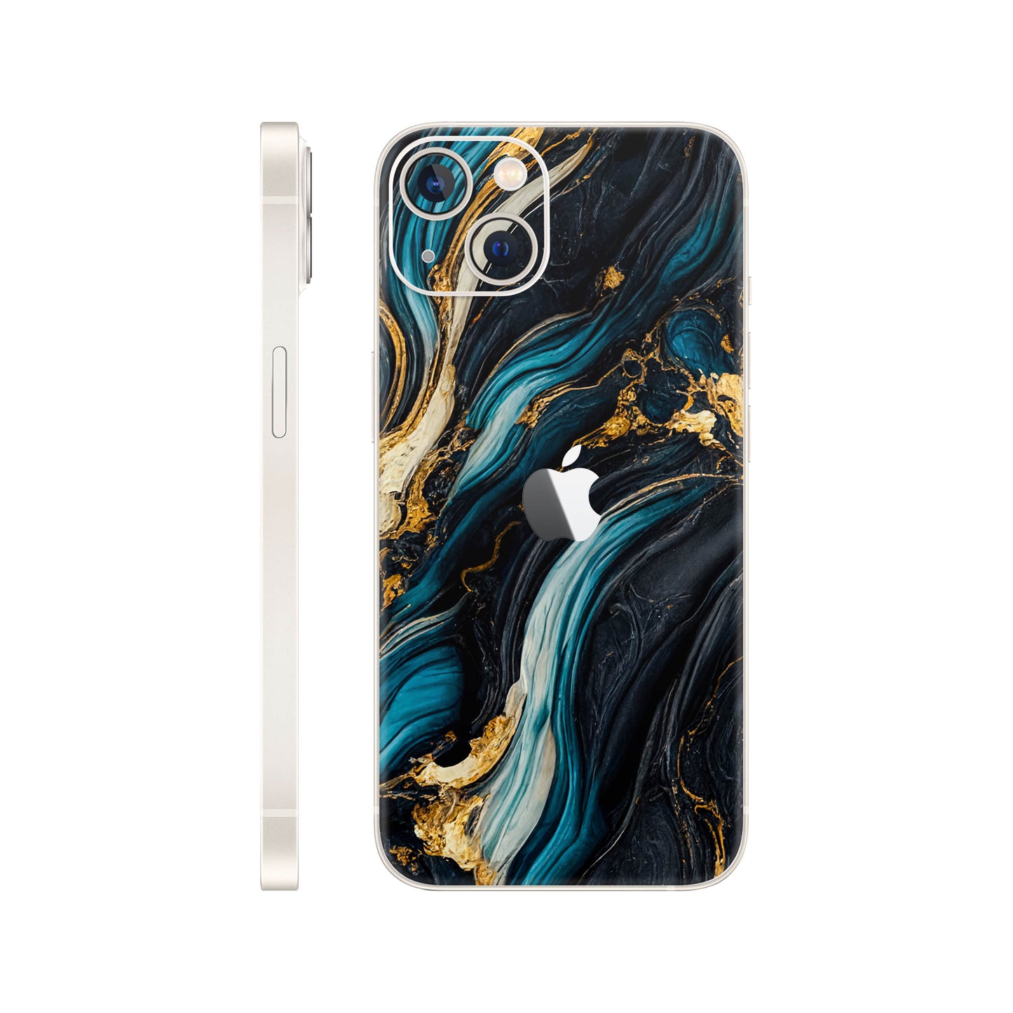 Folie de protectie iPhone 14, eSkins Signature, Mystic Ocean