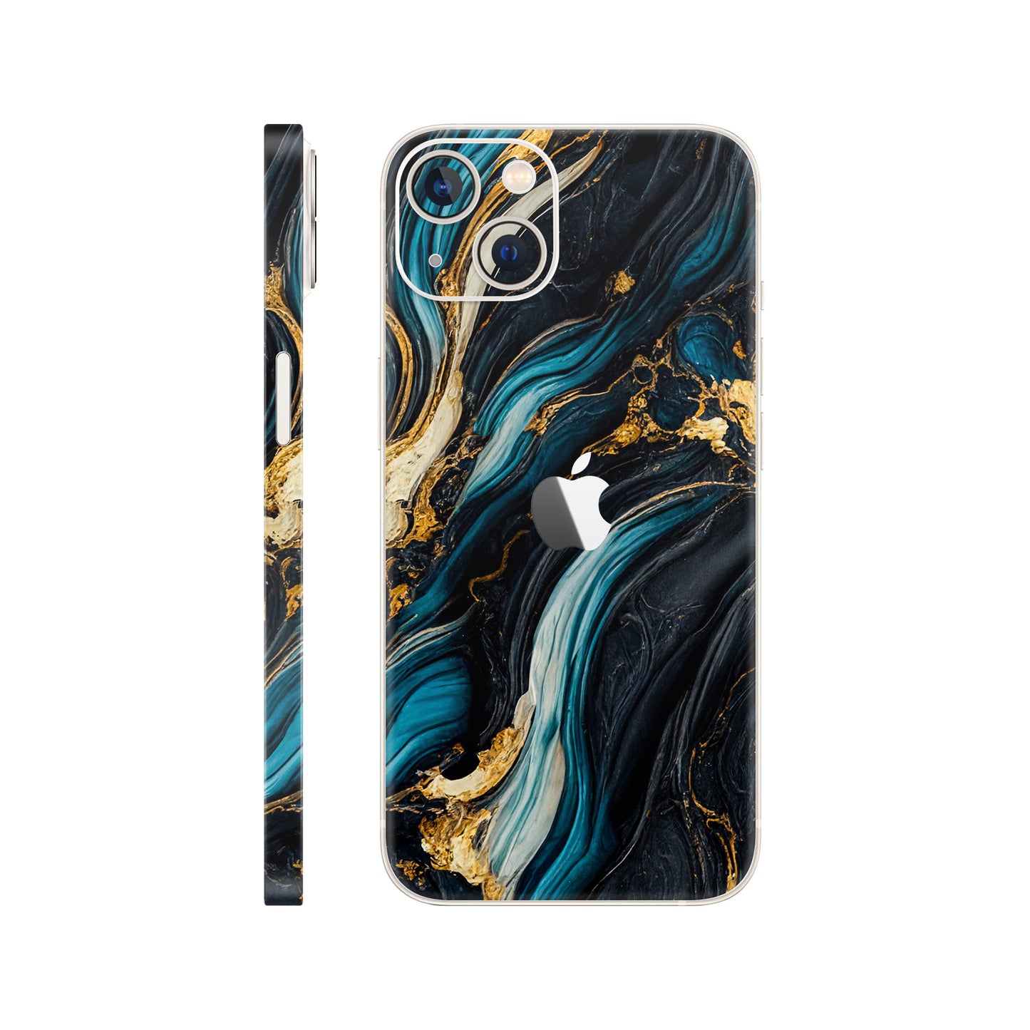 Folie de protectie iPhone 14, eSkins Signature, Mystic Ocean