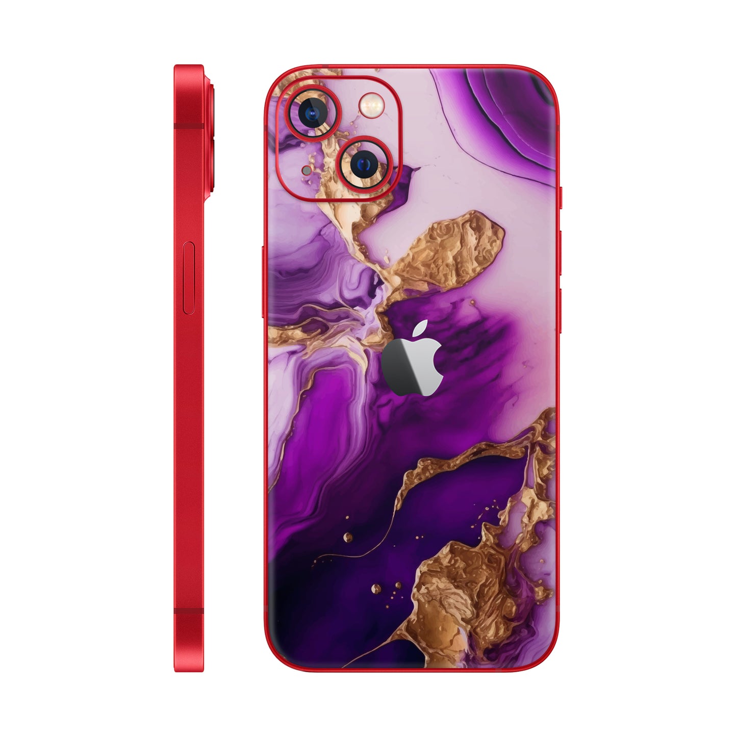 Folie de protectie iPhone 14 Plus, eSkins Signature, Skin Amethyst Dream